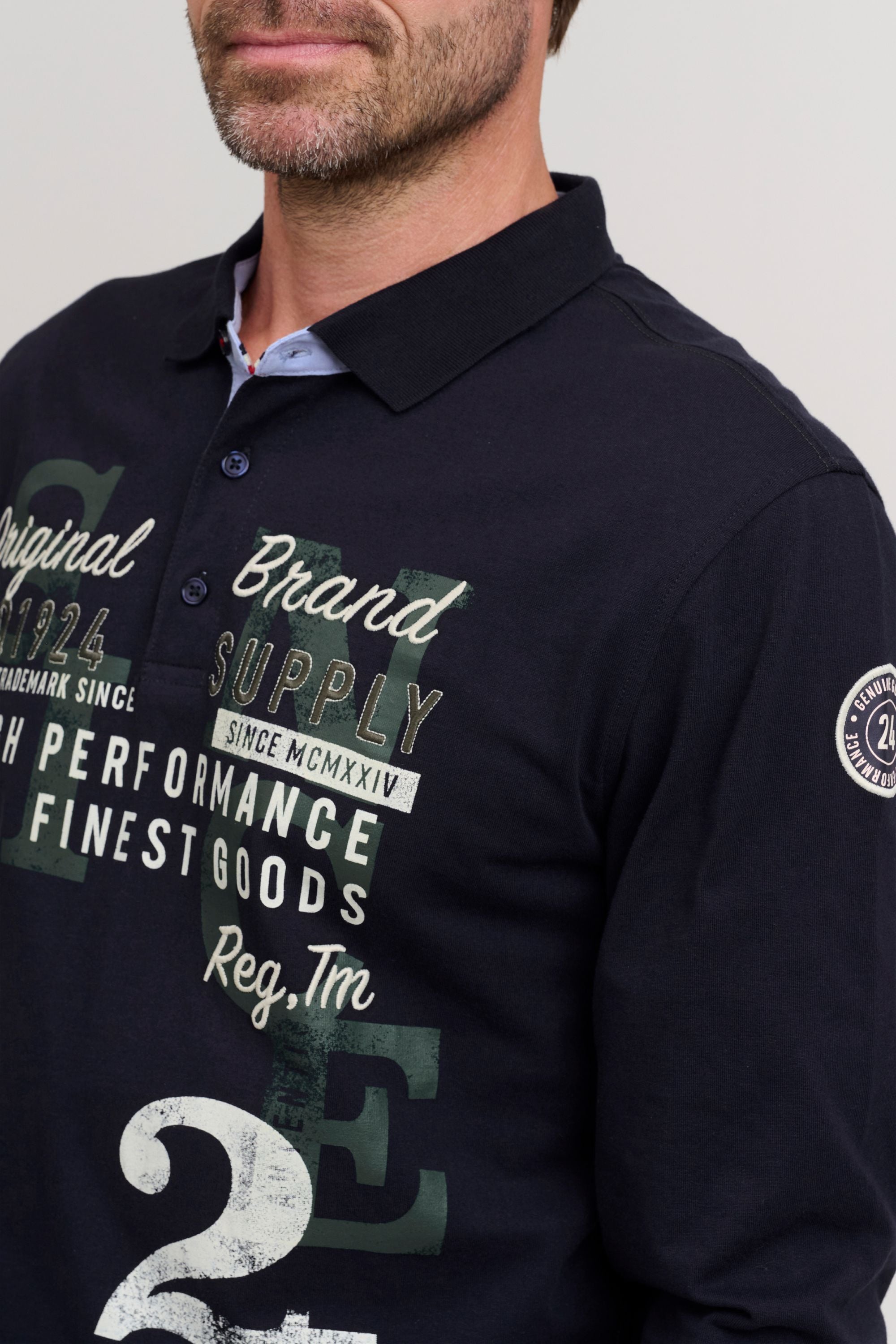 FQ1924 Langarm-Poloshirt »Langarm-Poloshirt FQRagnvald«