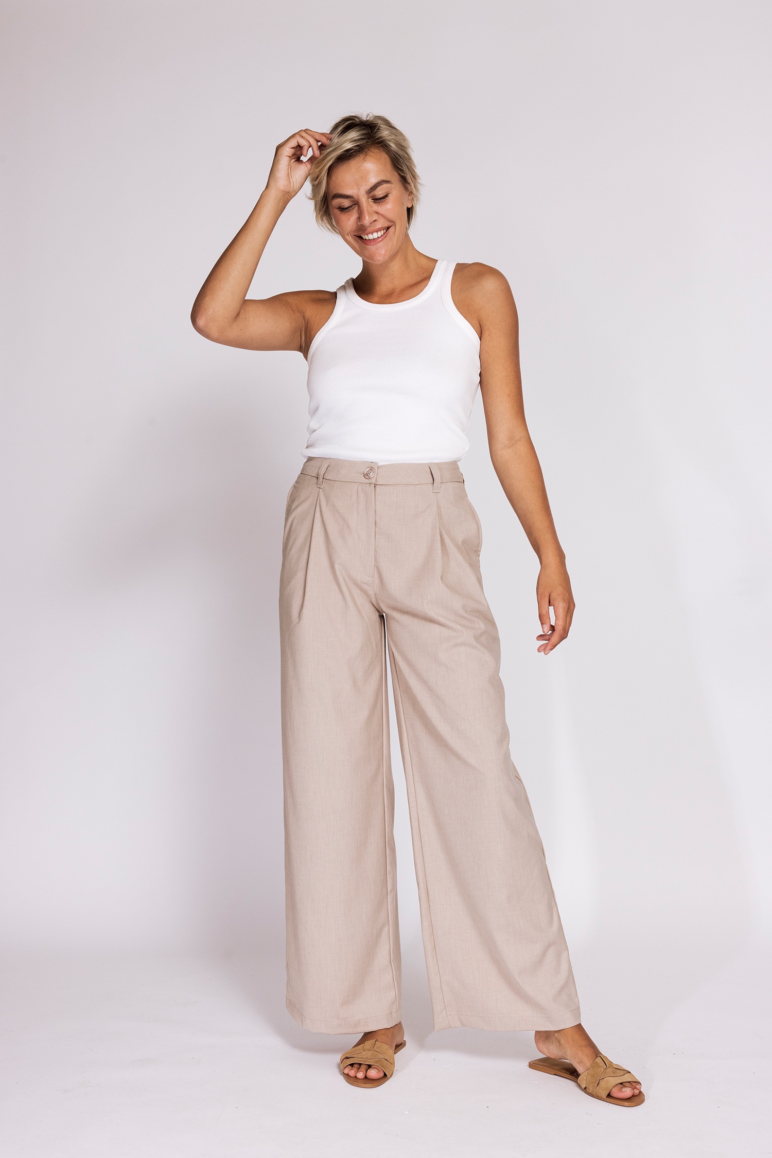 Zhrill Bundfaltenhose »GRETA Hose«  mit Nadelstreifen, weite Passform