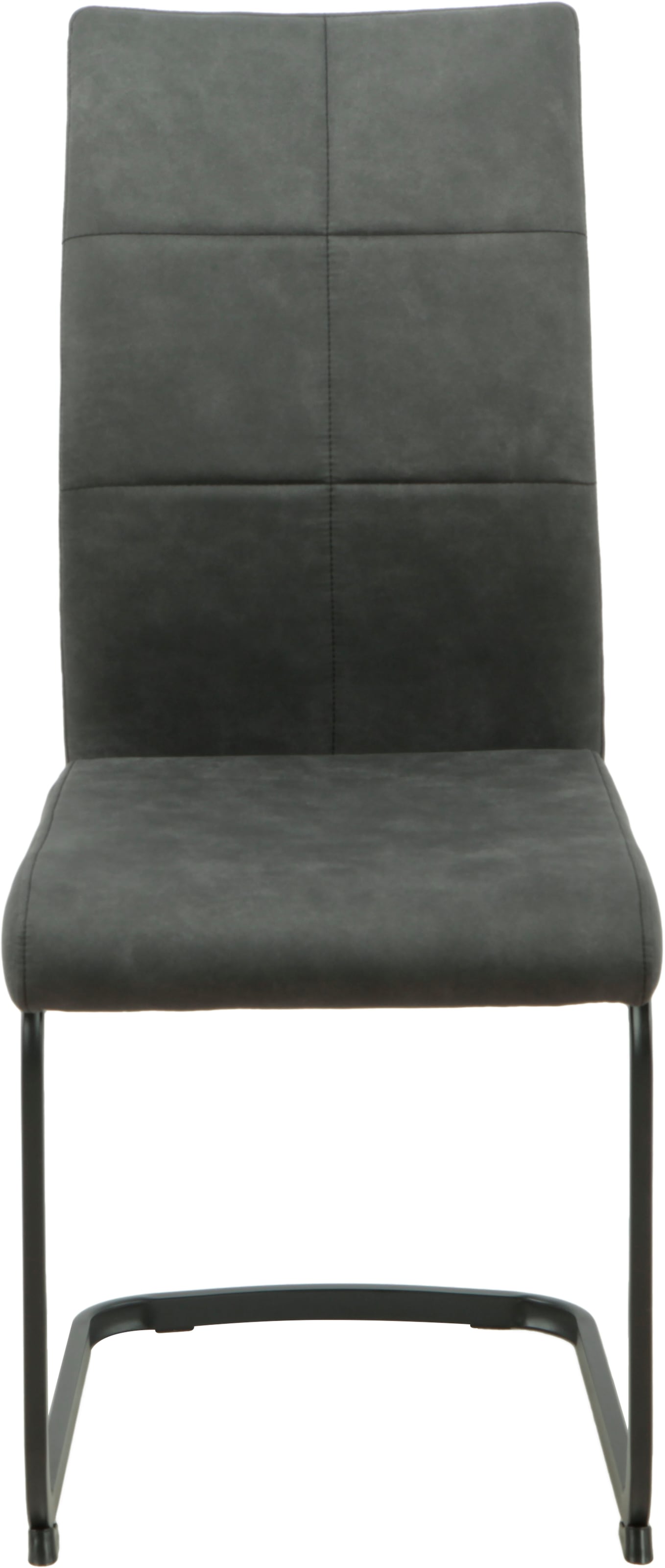 HELA Essgruppe »SPREE« 4 Stk. tlg. Esstisch 140x90 cm mit Dickkante, Microfaserbezug,