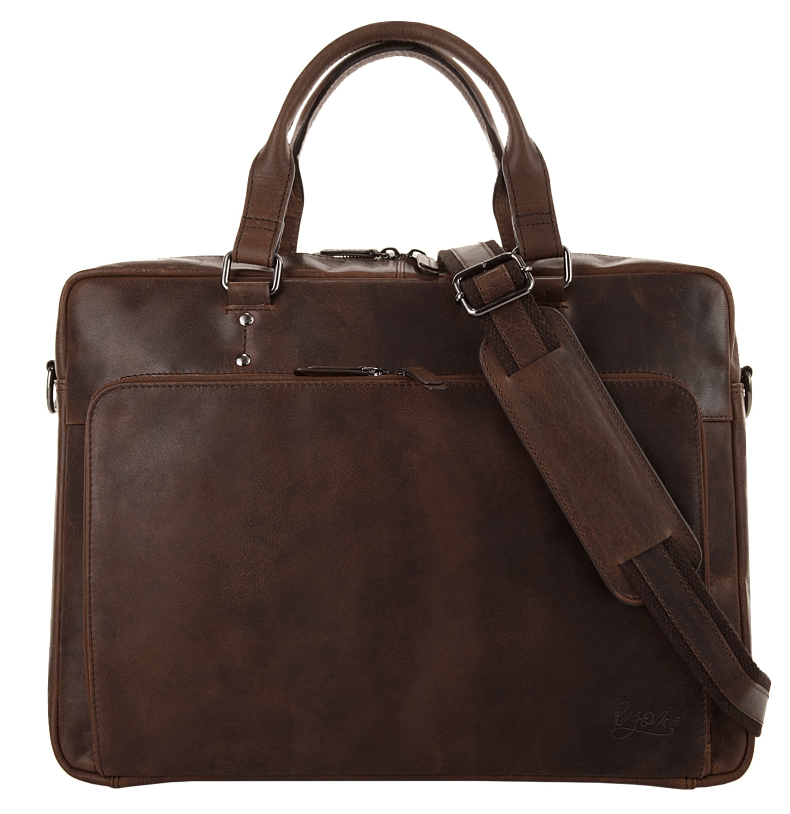 X-Zone Laptoptasche, echt Leder