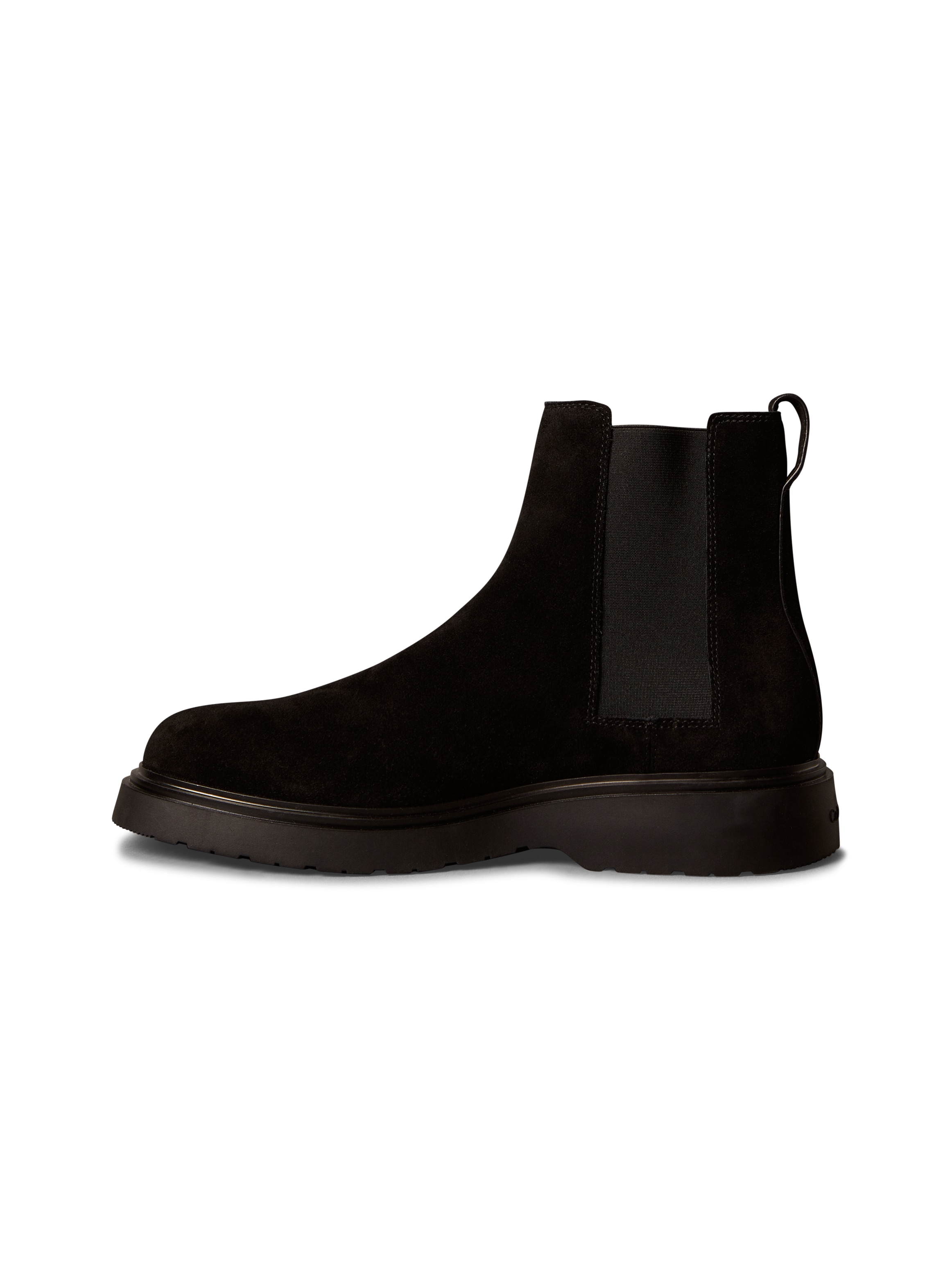 Calvin Klein Jeans Chelseaboots »COMBAT ESS CHELSEA BOOT SU«  Stiefelette, Schlupfboots, Profilsohle, mit Anziehlasche