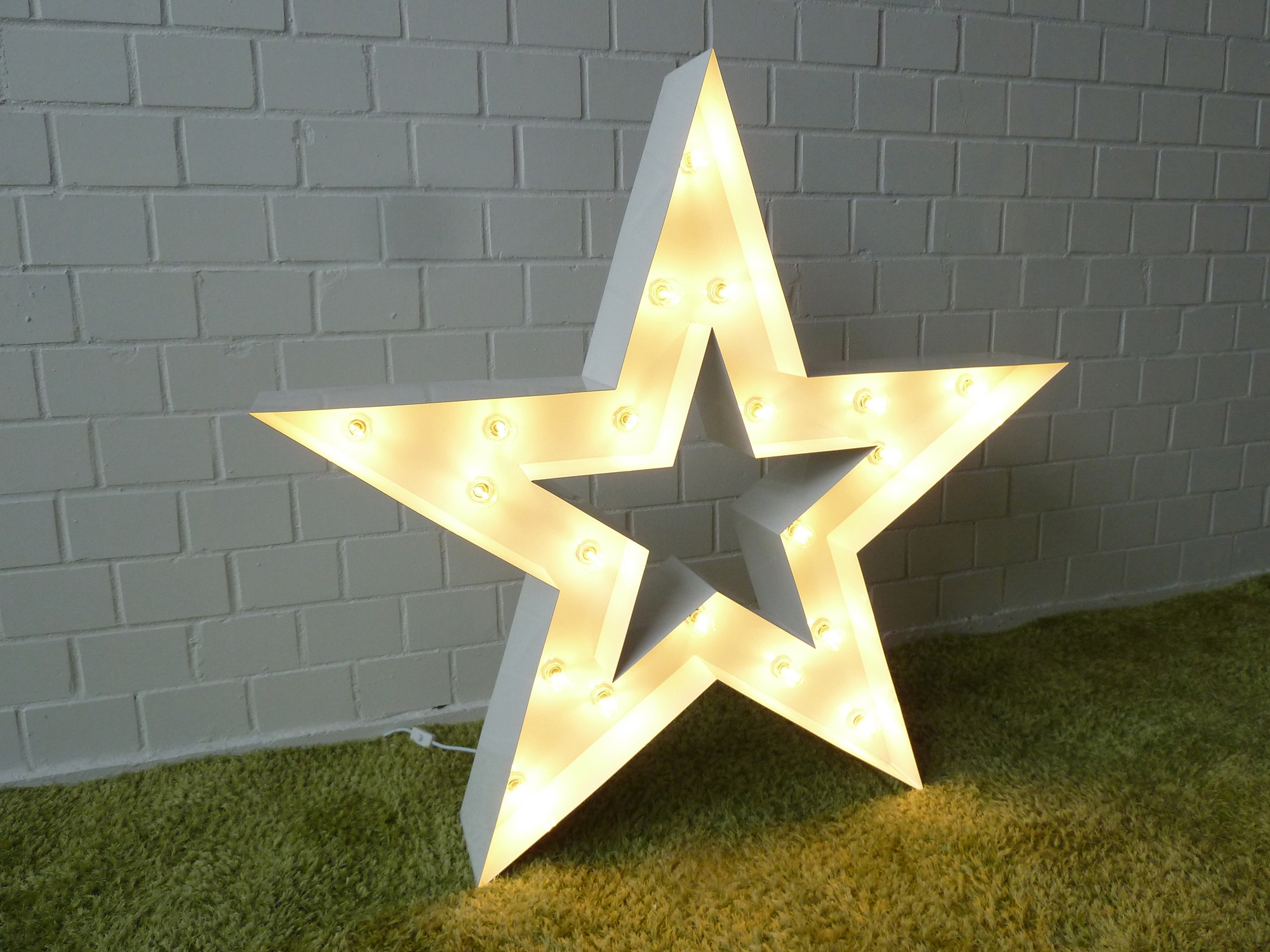 Star - flammig-flammig, 3 cm E14 Jahren 20 XXL MARQUEE 122x122 »Star«, Wandlampe, fLichtquellen mit | (exkl.) 20 online Dekolicht Garantie Tischlampe kaufen LED LIGHTS