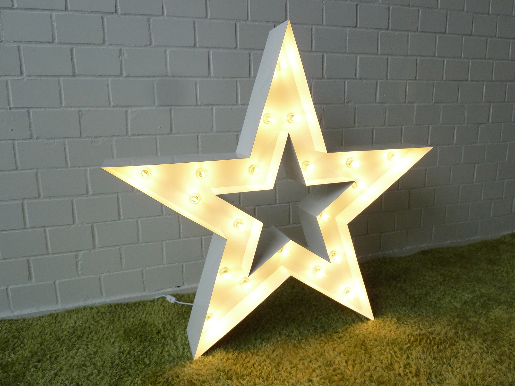 cm Star 20 mit | online 122x122 fLichtquellen MARQUEE (exkl.) - XXL Jahren LIGHTS Dekolicht 3 Garantie Tischlampe 20 kaufen »Star«, E14 Wandlampe, flammig-flammig, LED