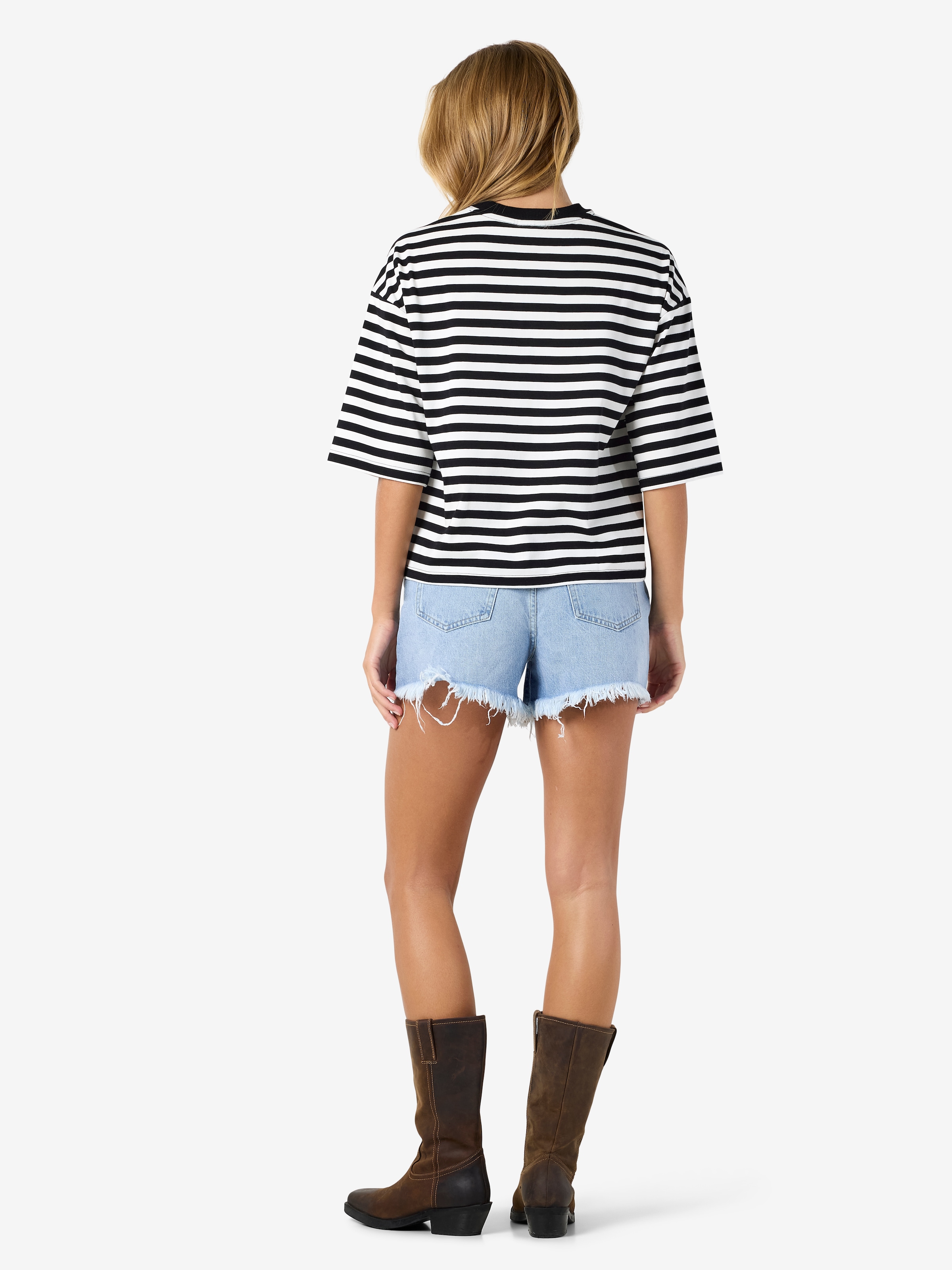 Noisy may Sweatshirt »NMEMBER 2/4 STRIPE SWEAT BOX«
