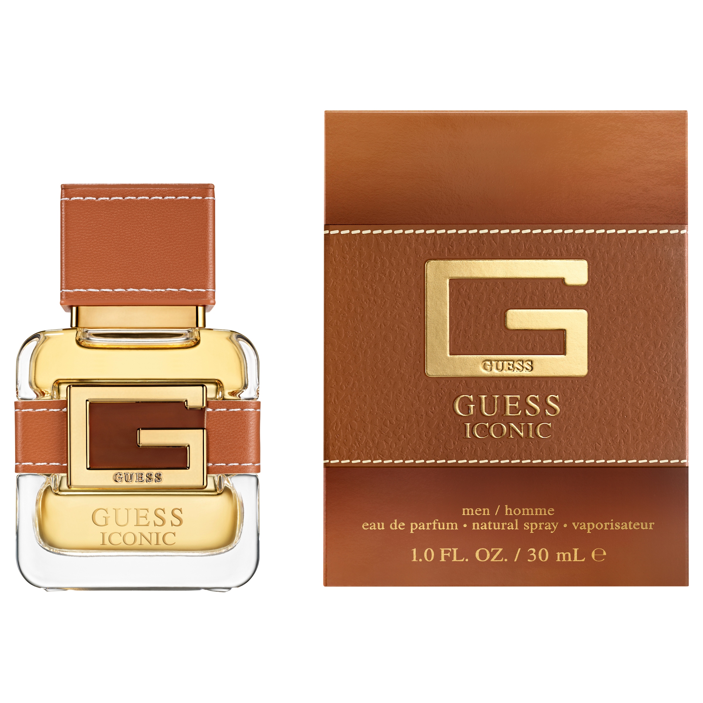 Guess Eau de Parfum »ICONIC FOR MEN EDP« aromatisch-fougère Komposition, mit Vetiver