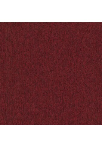Renowerk Teppichfliese »Neapel«, quadratisch, 6 mm Höhe, rot, selbstliegend kaufen