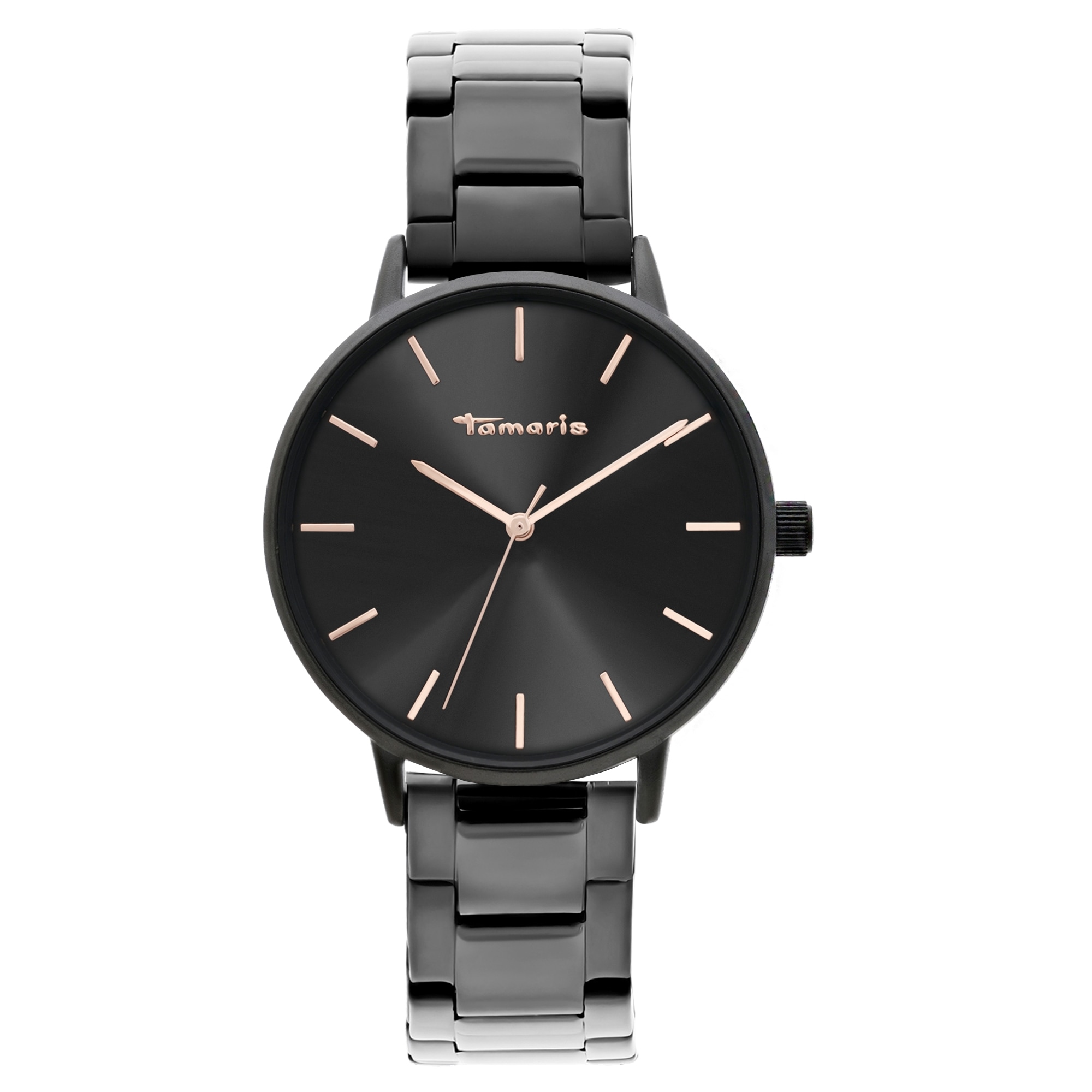 Tamaris Quarzuhr Armbanduhr, Damenuhr, Edelstahlarmband, analog
