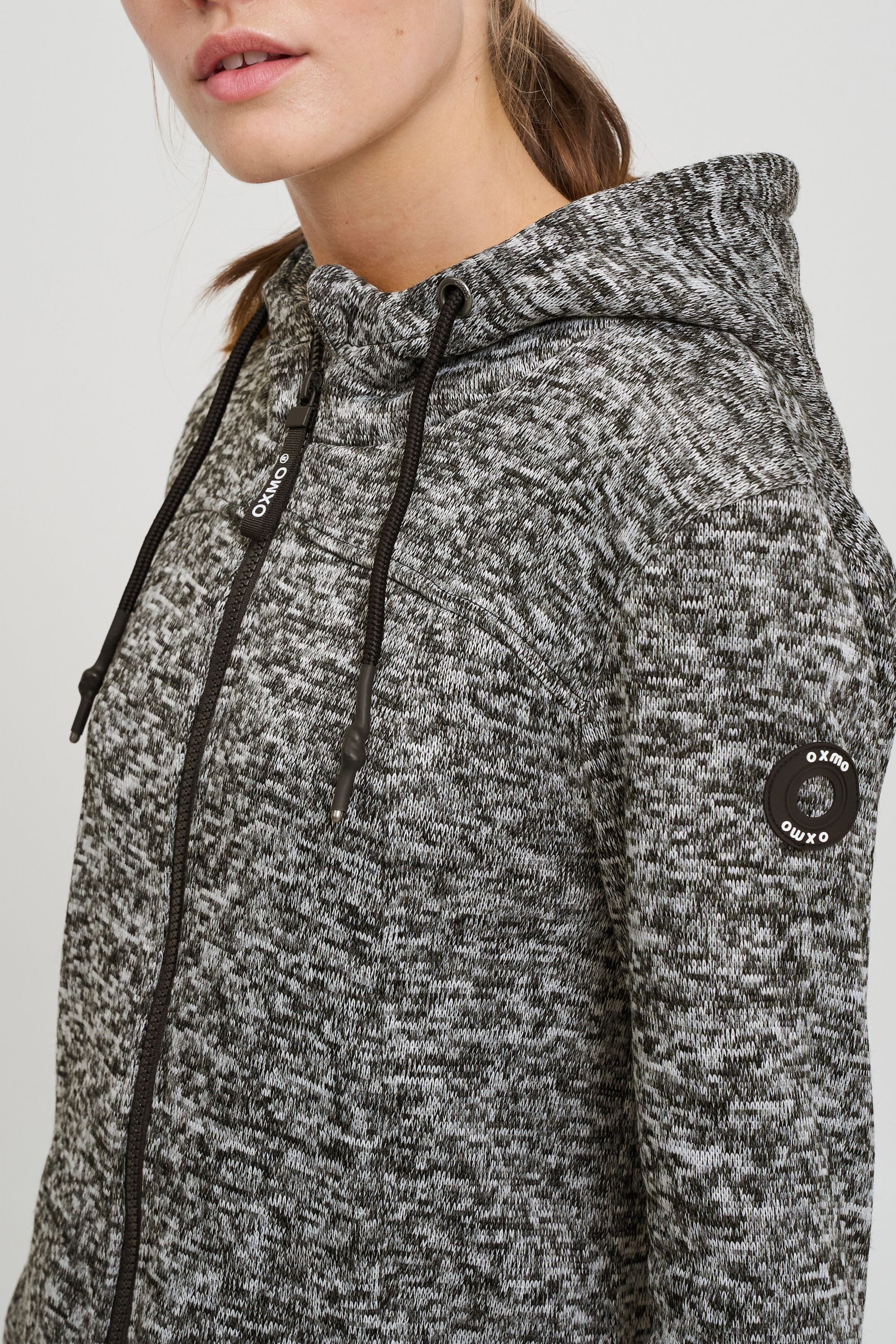 OXMO Fleecejacke »Fleecejacke OXKaira«, mit Kapuze