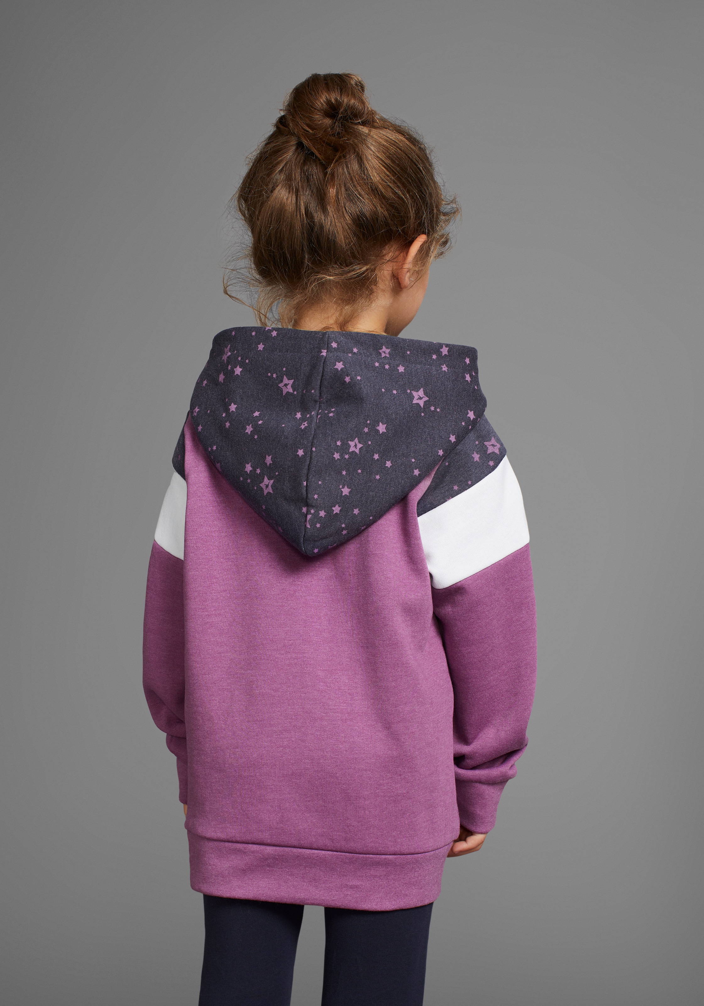 KangaROOS Kapuzensweatshirt »Colorblocking«, für kleine Mädchen