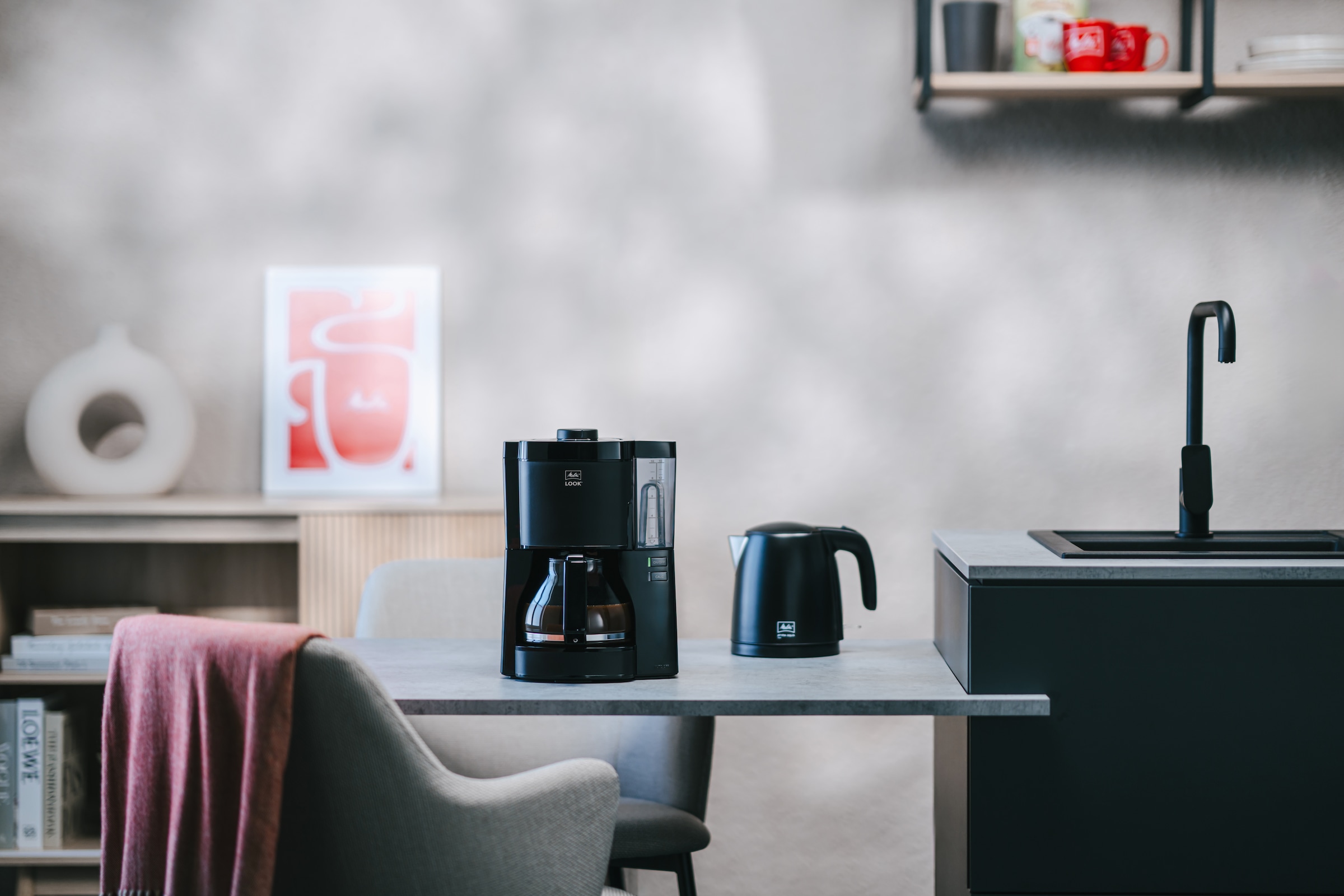 Melitta Filterkaffeemaschine »Look® Glas 1025-02« 1,25 l Kaffeekanne 1x4