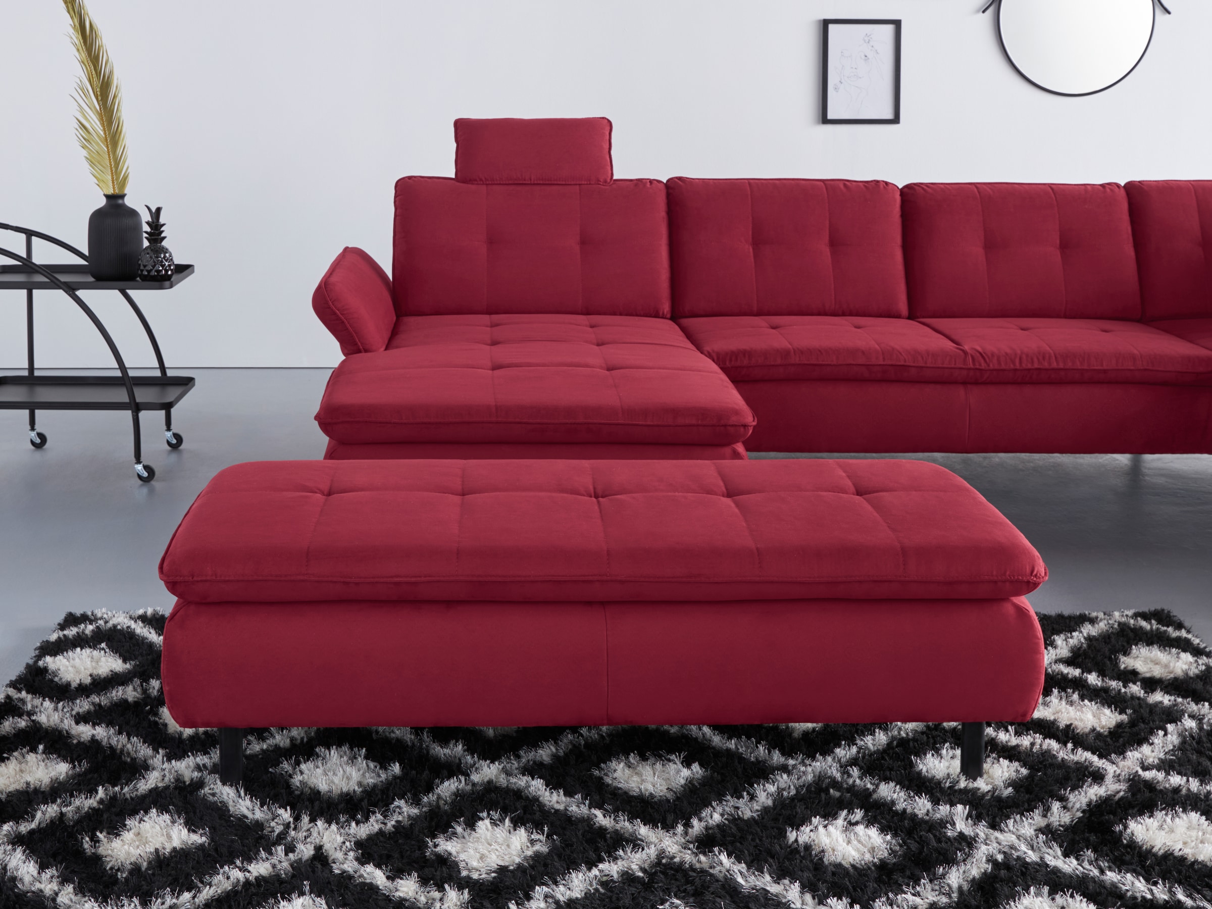 INOSIGN Hockerbank »Birkholm«, passend zur Serie "Birkholm", B/T/H: 137/65/44 cm
