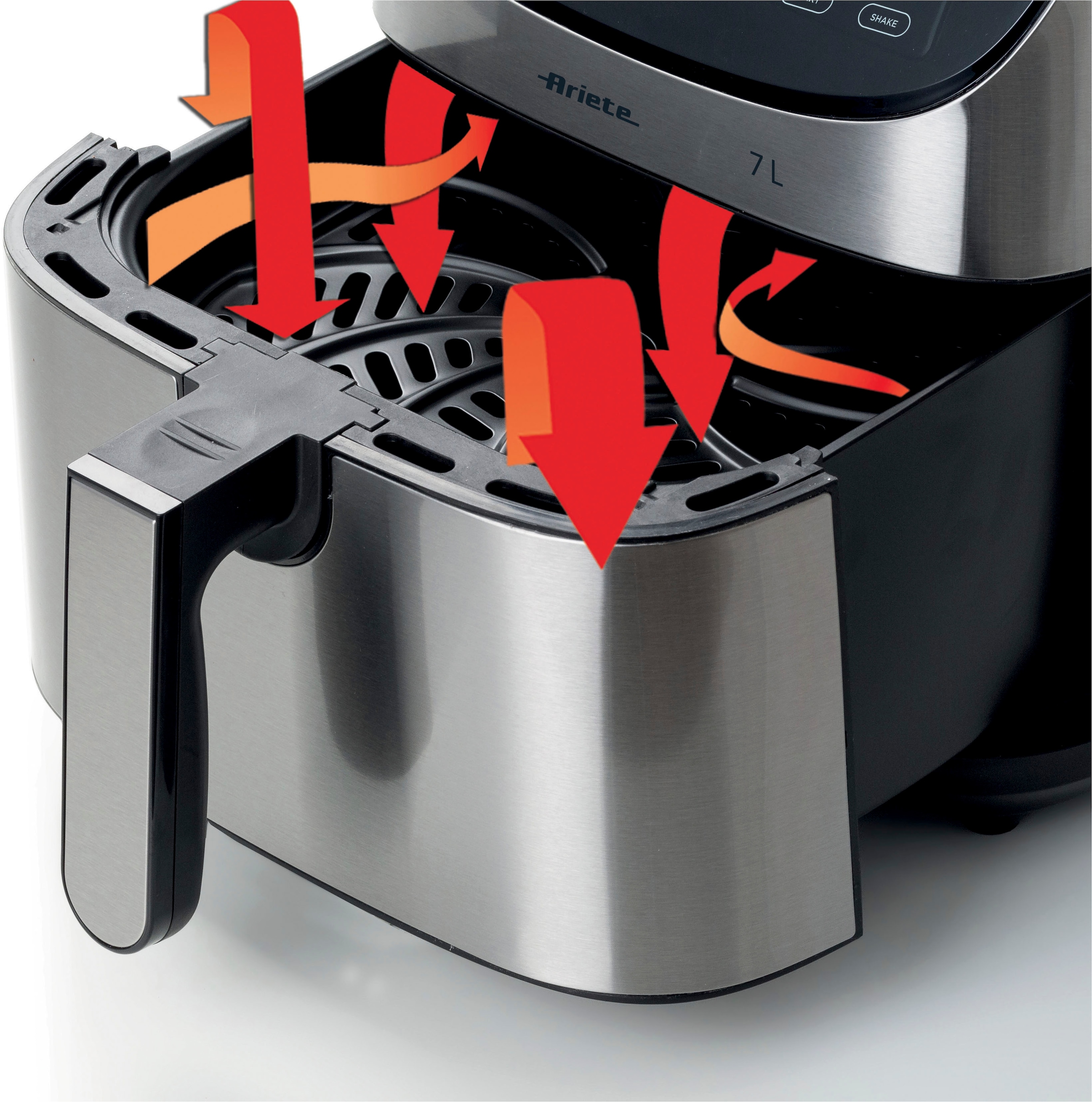 Ariete Heißluftfritteuse »4628«, 1800 W, Air Fryer Metal 7 L