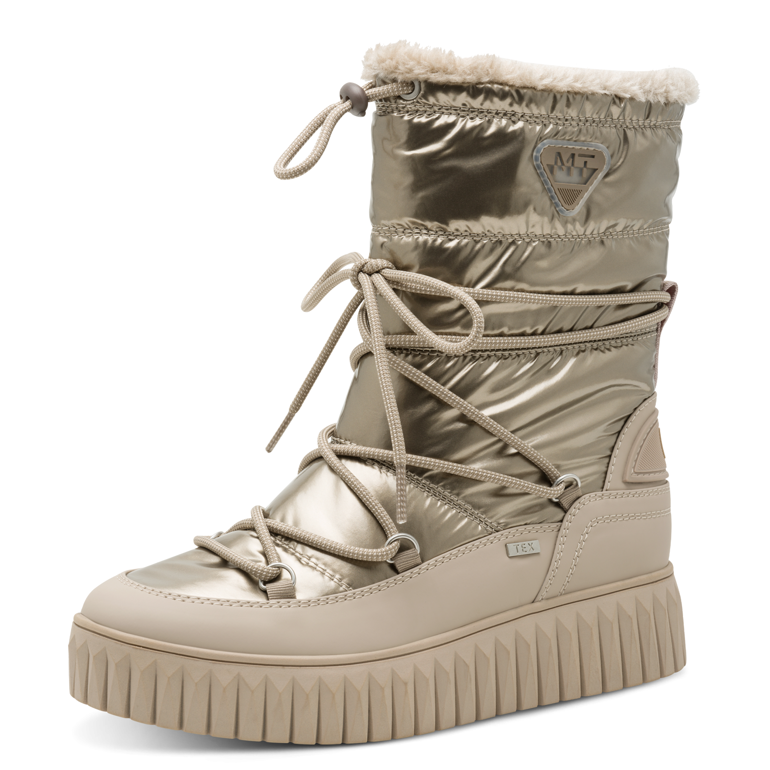 MARCO TOZZI Snowboots  , Plateau, Winterboots, Schneeboots mit praktischem Schnellverschluss