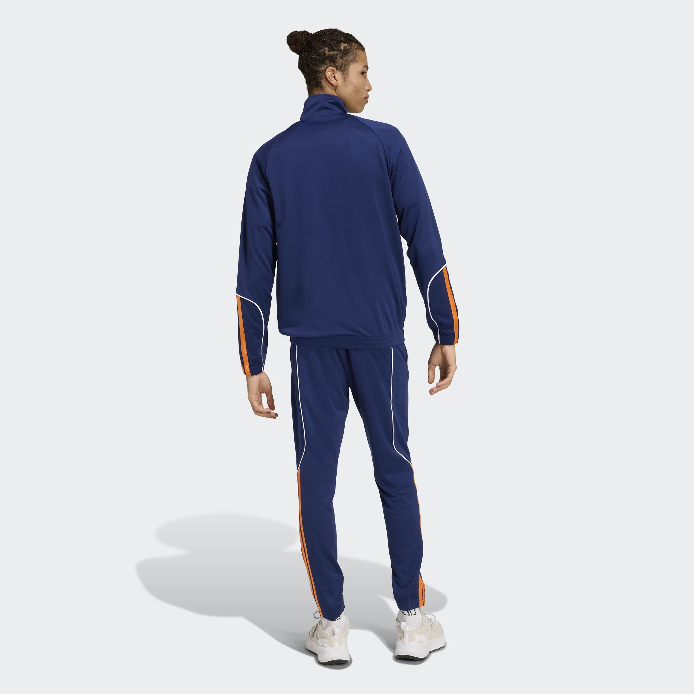 adidas Sportswear Trainingsanzug »STADIUM 3-STREIFEN« 2 tlg. zweiteiliges Set aus Jacke und Hose, aus leichtem Polyester