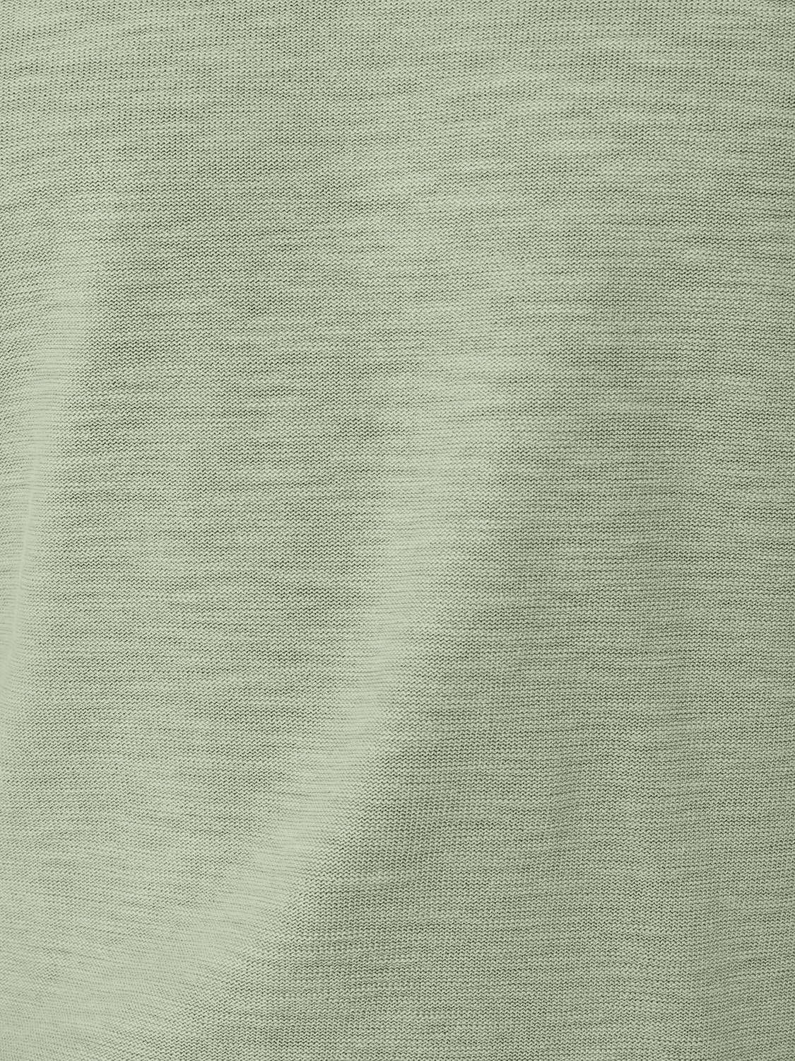 NO EXCESS Rundhalspullover mit Melange Optik