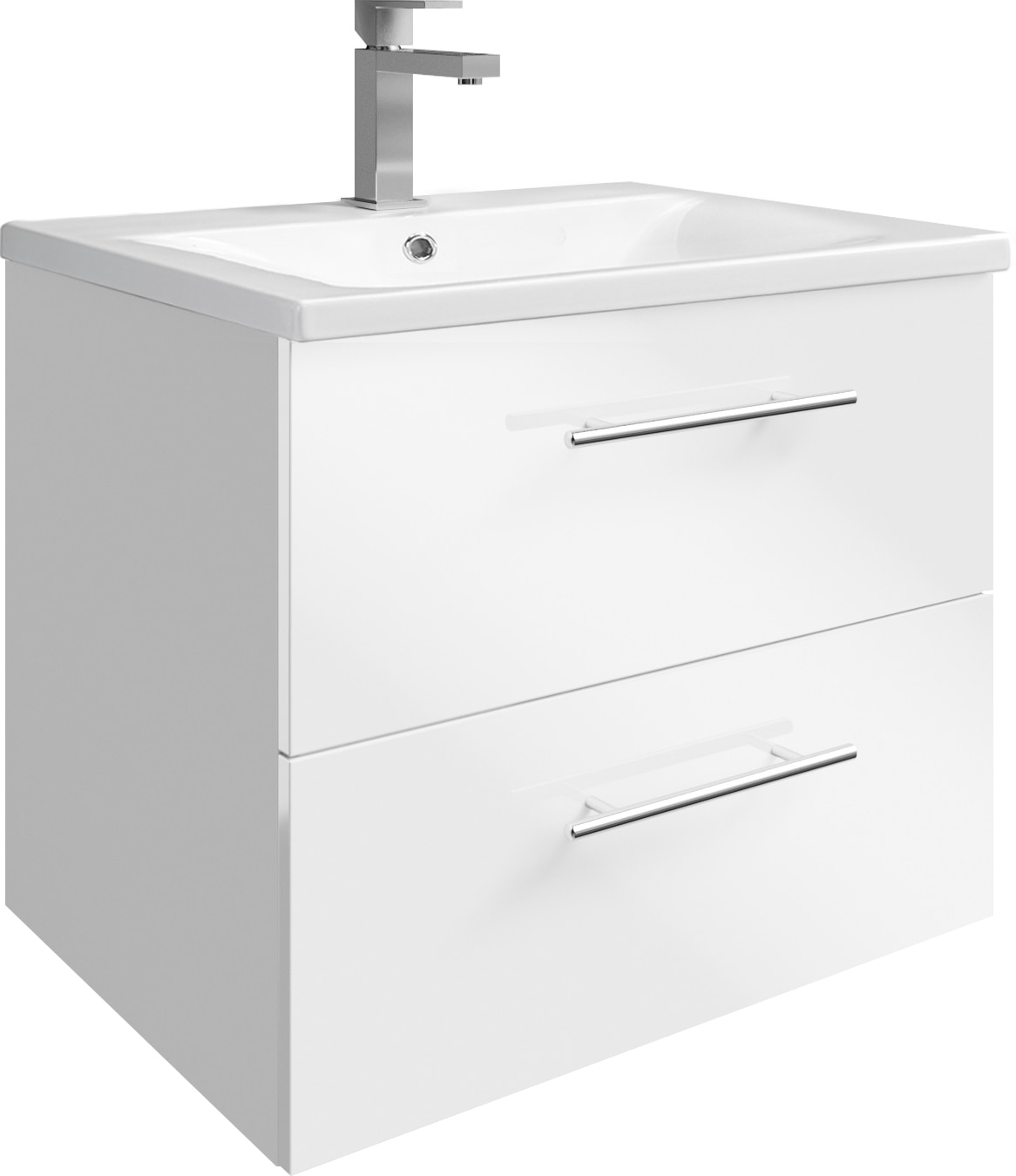 welltime Waschtisch »BAJA«, Badmöbel inkl. Keramikwaschbecken, Breite 60cm
