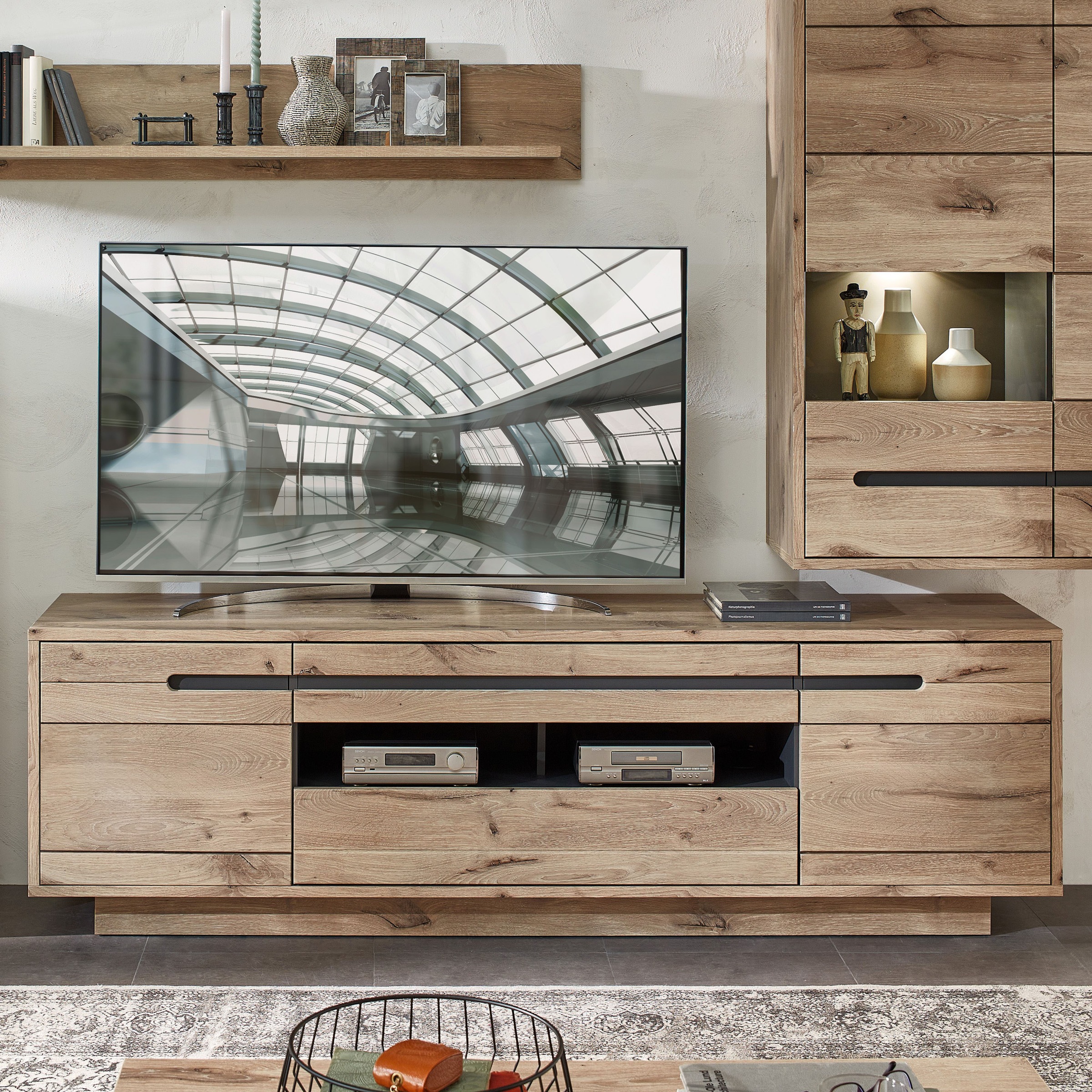 Innostyle TV-Schrank »BELLANO«, Viking Oak Nature