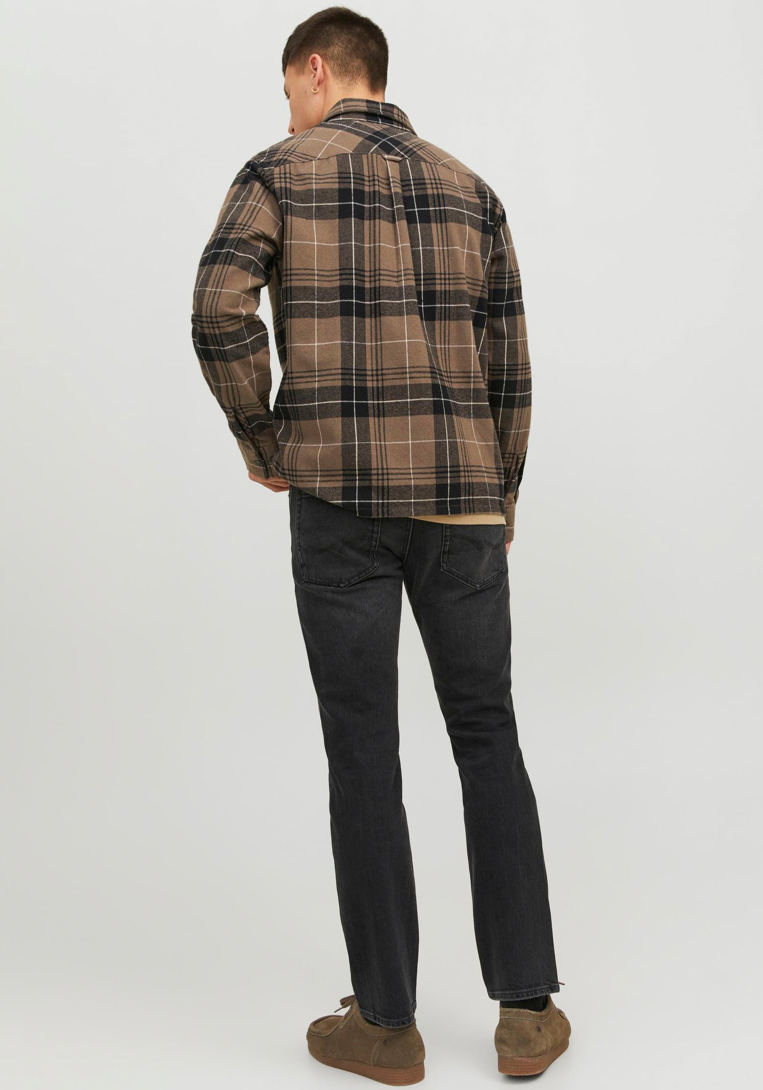 Jack & Jones Tapered-fit-Jeans »JJIMIKE JJORIGINAL CJ SN«, mit Five-Pocket-Design