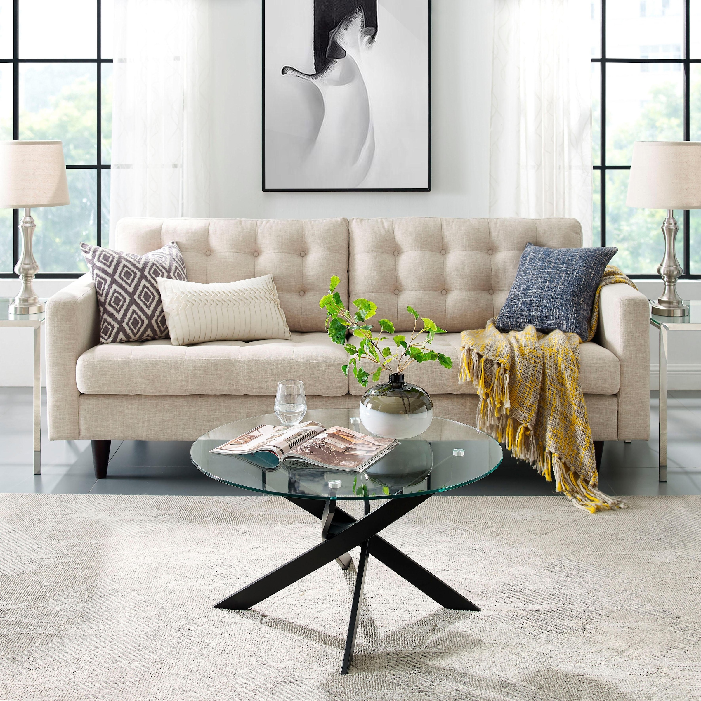 Leonique Couchtisch »Luzie, TOPSELLER!, OTTOs Choice«, in modernem Design, Glastisch