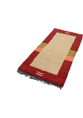 morgenland Wollteppich »Nepal Teppich handgeknüpft beige«, rechteckig, 18 mm Höhe,... kaufen