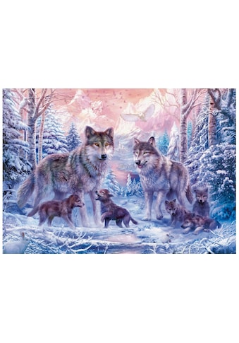 Puzzle »Arktische Wölfe«