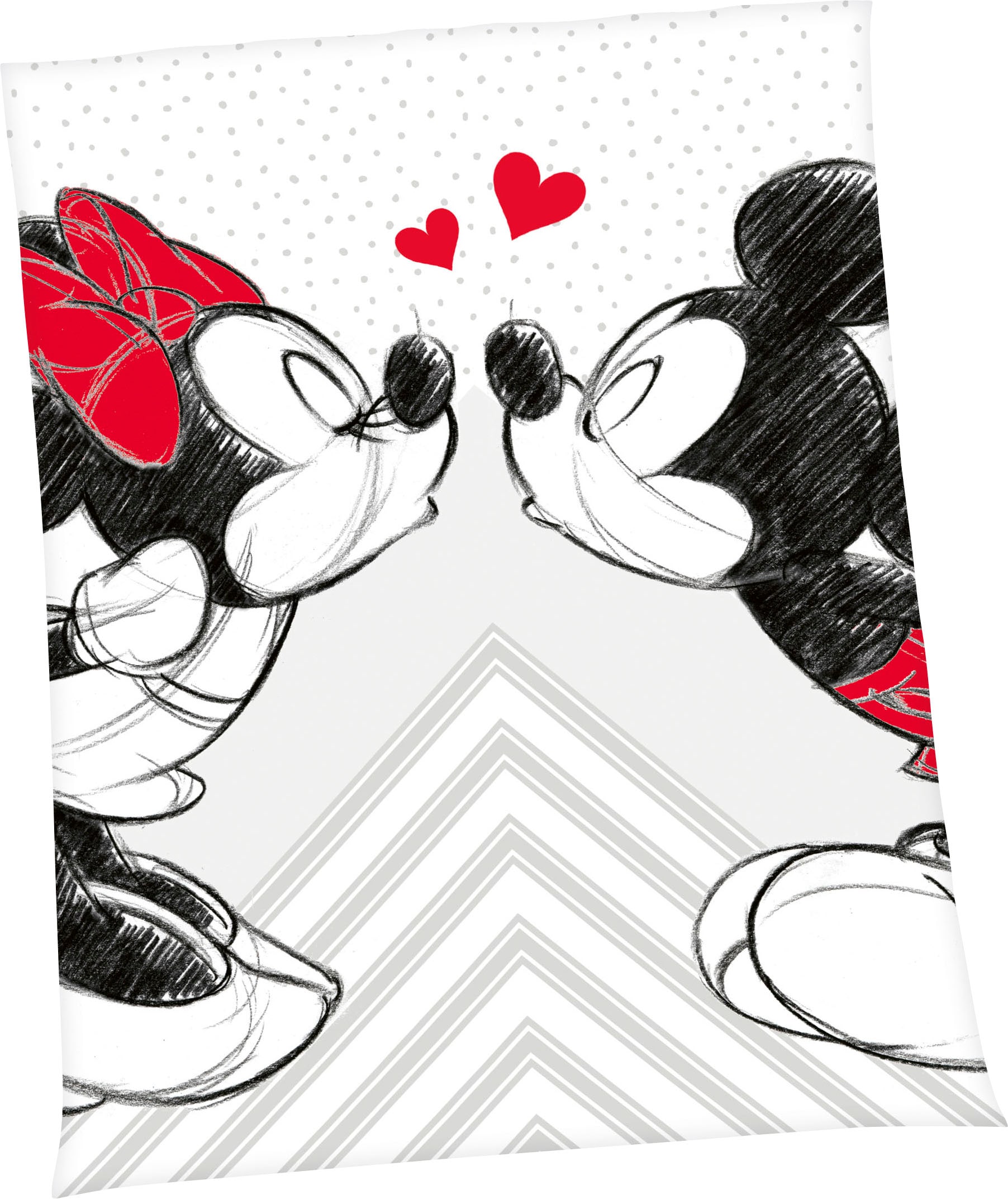 Disney Wohndecke »Disney´s Mickey Kuscheldecke Motiv, und mit Minnie liebevollem Mouse«