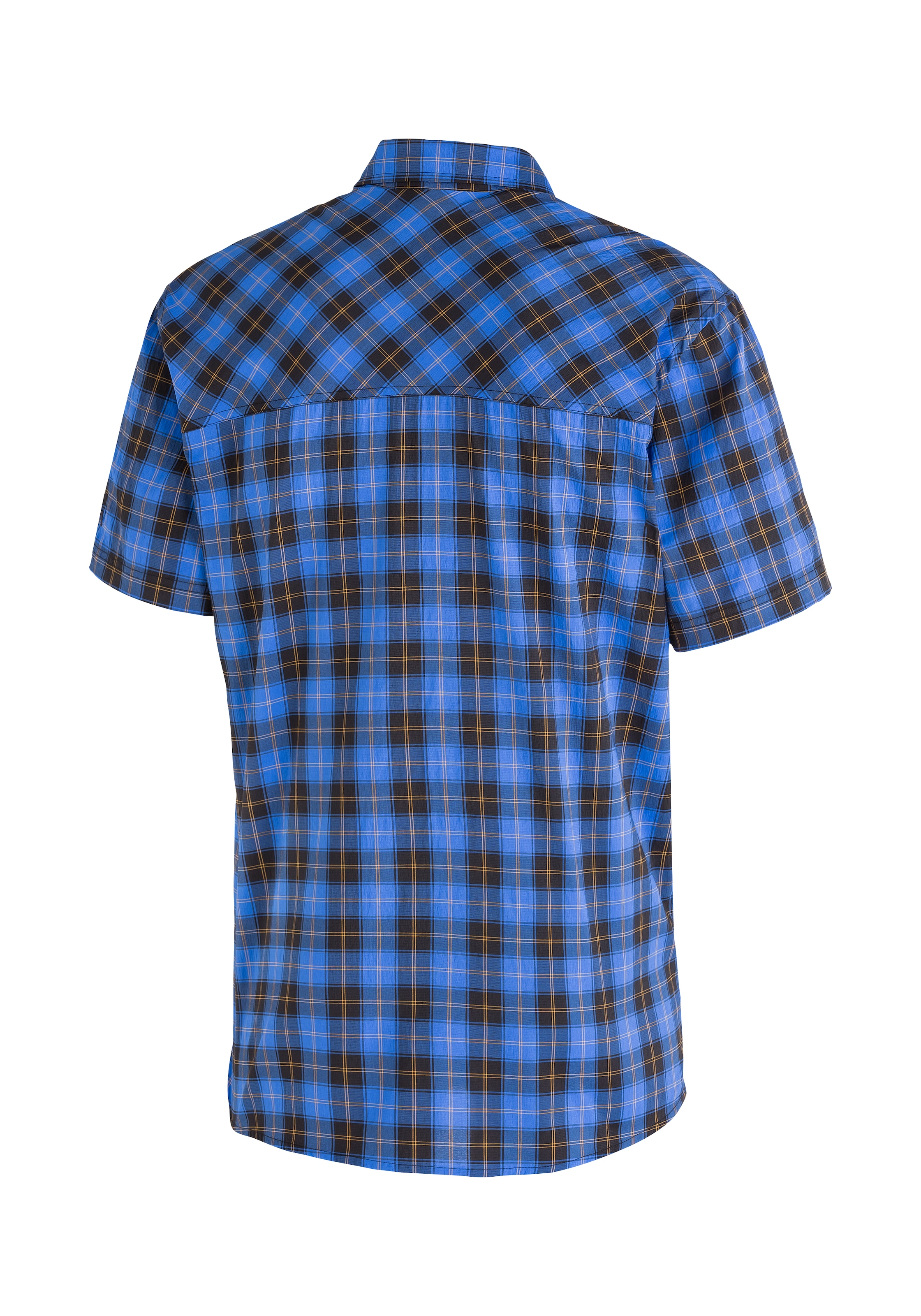 Maier Sports Outdoorhemd »Kasen S/S M«, kurzarm Herrenhemd, atmungsaktives Wanderhemd, Karohemd