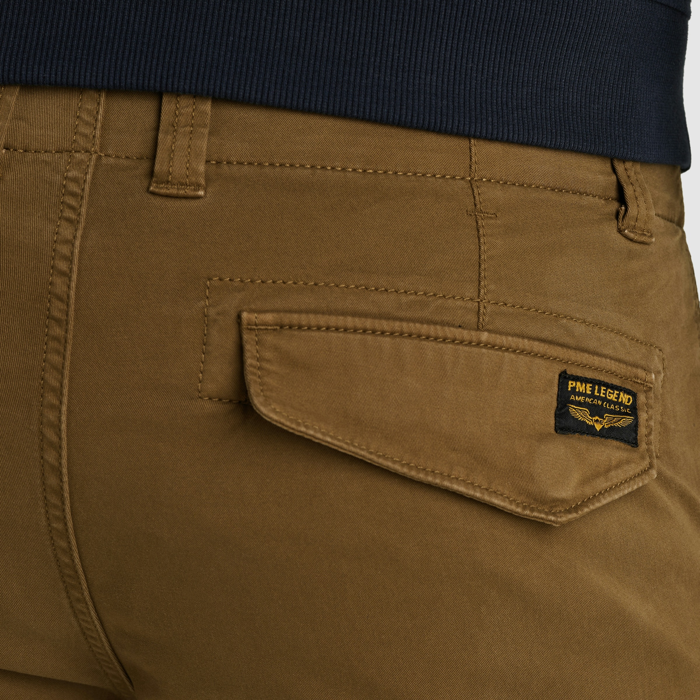 PME LEGEND Cargohose »Nordrop Stretch Twill«, mit Logo Stickerei