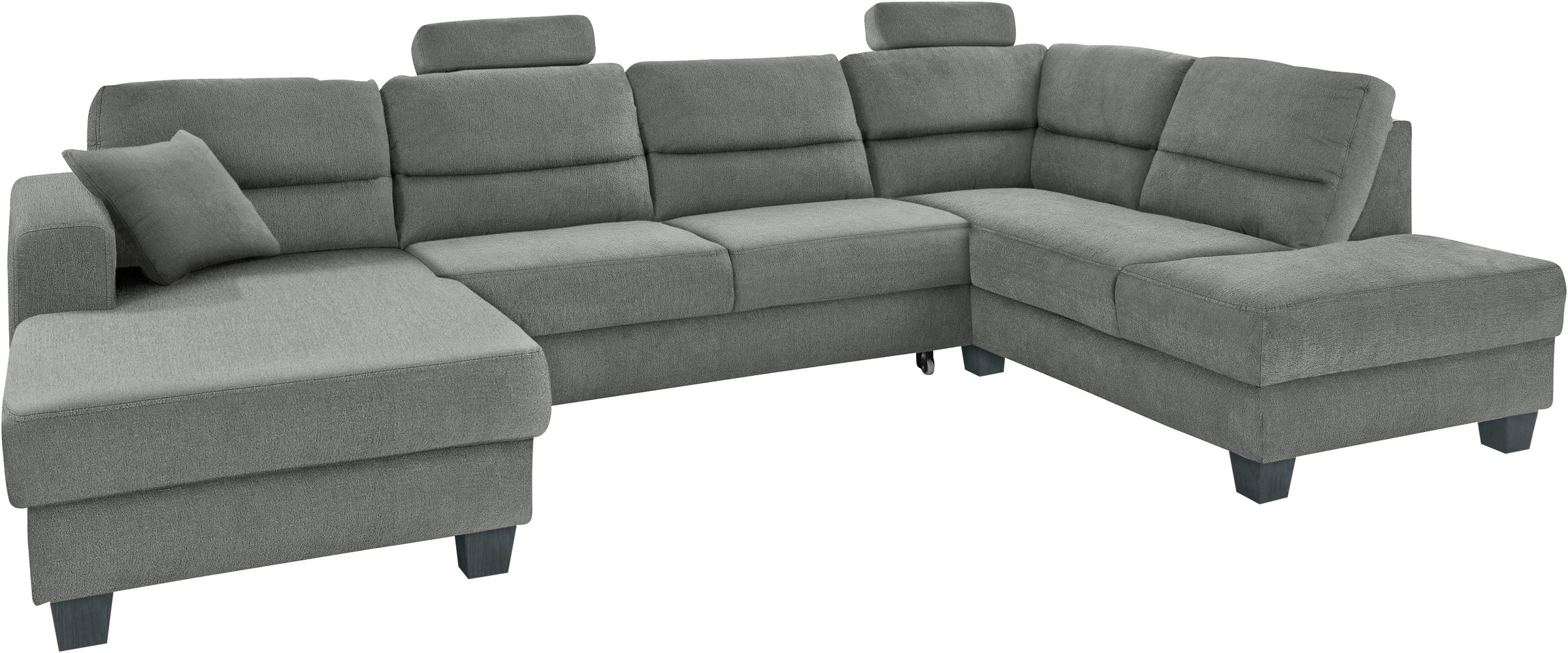 TRENDMANUFAKTUR Wohnlandschaft »Chamber, U-Form« inklusive zwei Kopfstützen, wahlweise mit Bettfunktion