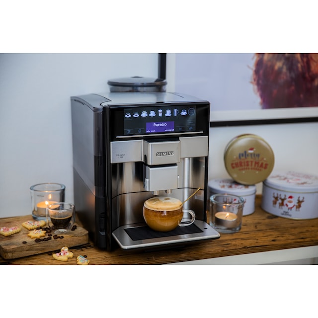 SIEMENS Kaffeevollautomat »EQ.6 plus s700 TE657503DE«, 2 Tassen  gleichzeitig, 4 Profile, beleuchtetes Tassenpodest mit 3 Jahren XXL  Garantie