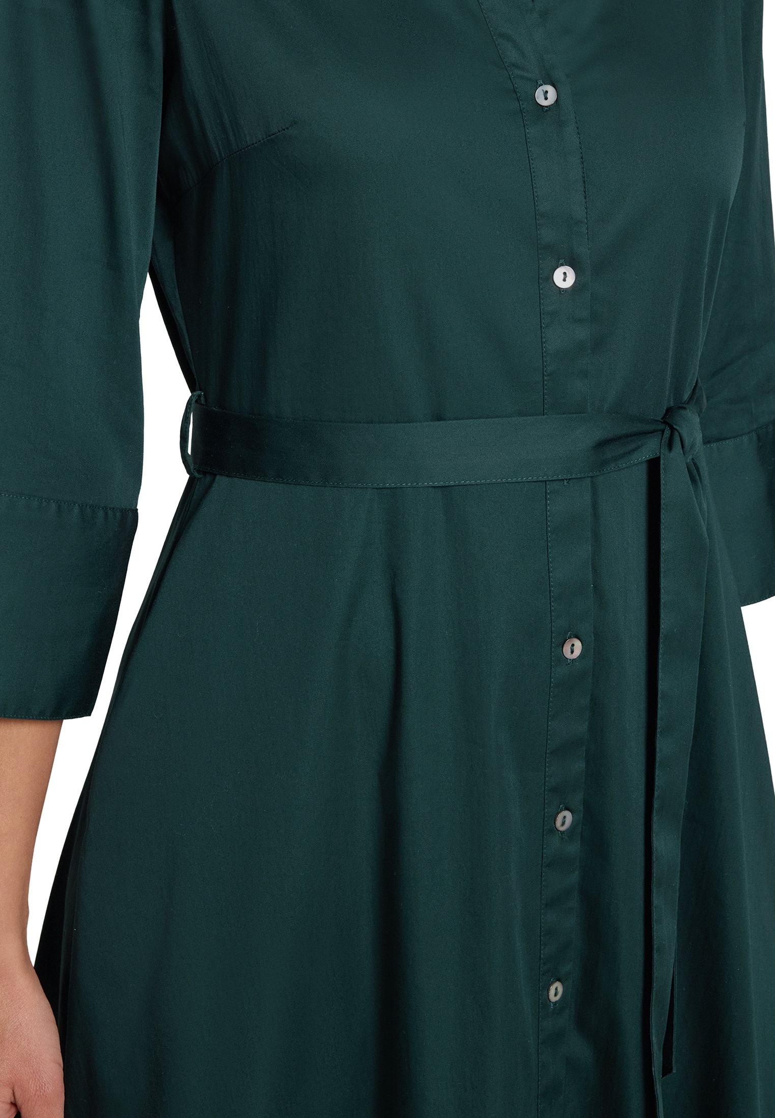 Zero Hemdblusenkleid »Hemdblusenkleid mit 3/4 Arm«