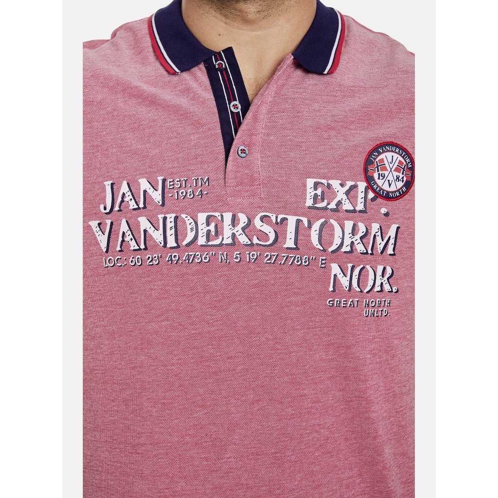 Jan Vanderstorm Poloshirt »Poloshirt VIGGO«, (1 tlg.)
