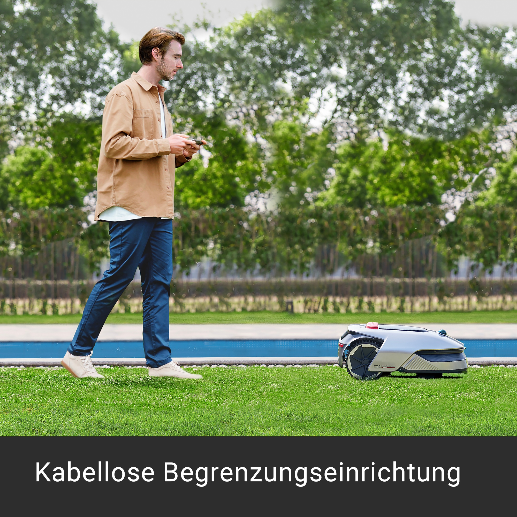 Dreame Rasenmähroboter »Mower A1«, benötigt kein Begrenzungskabel, erkennt Hindernisse automatisch