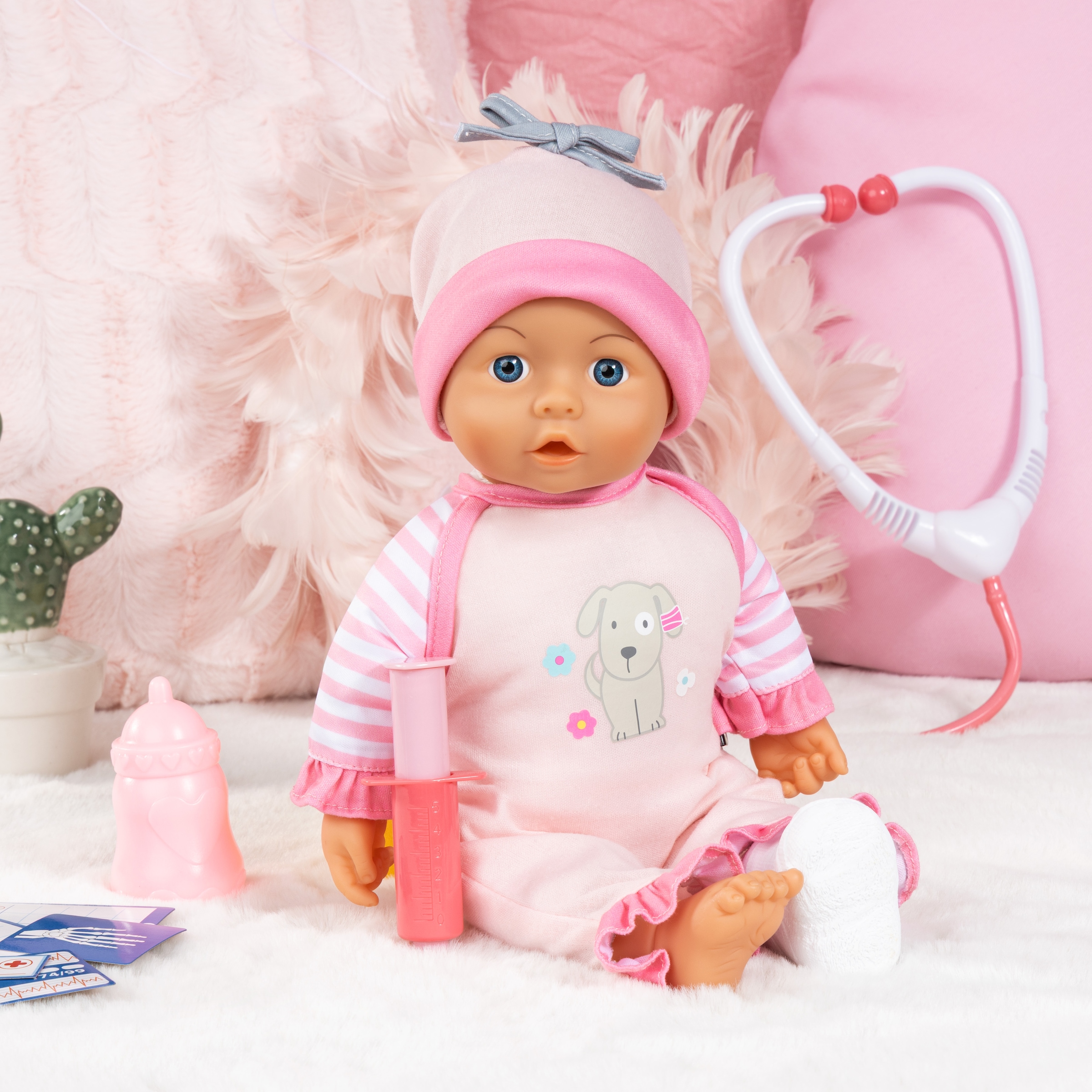 Bayer Babypuppe »Doktor Baby 36 cm« mit Funktion