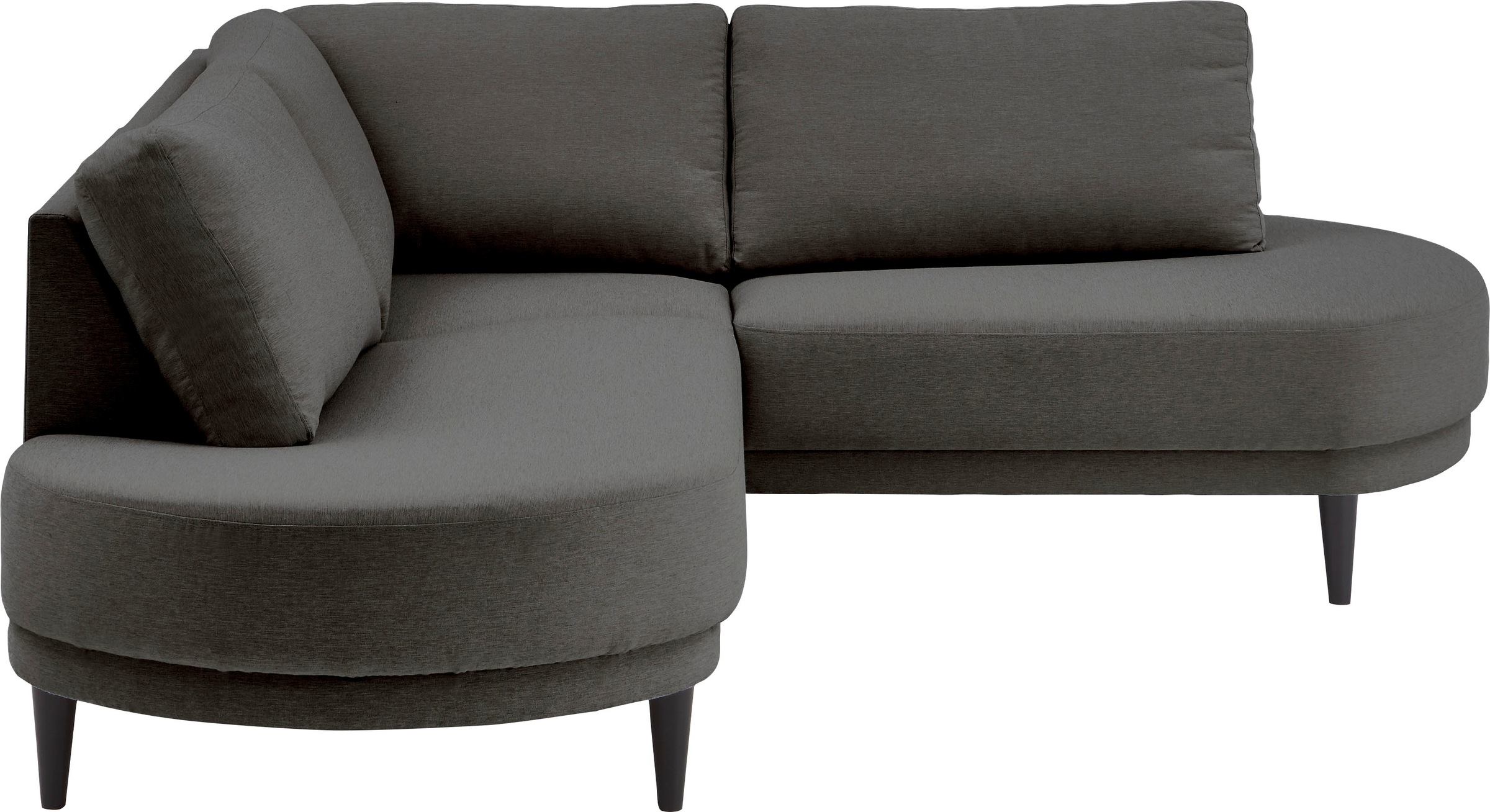 ATLANTIC home collection Ecksofa »Ronny L-Form«, mit Wellenunterfederung, organische Formsprache, organisches Sofa