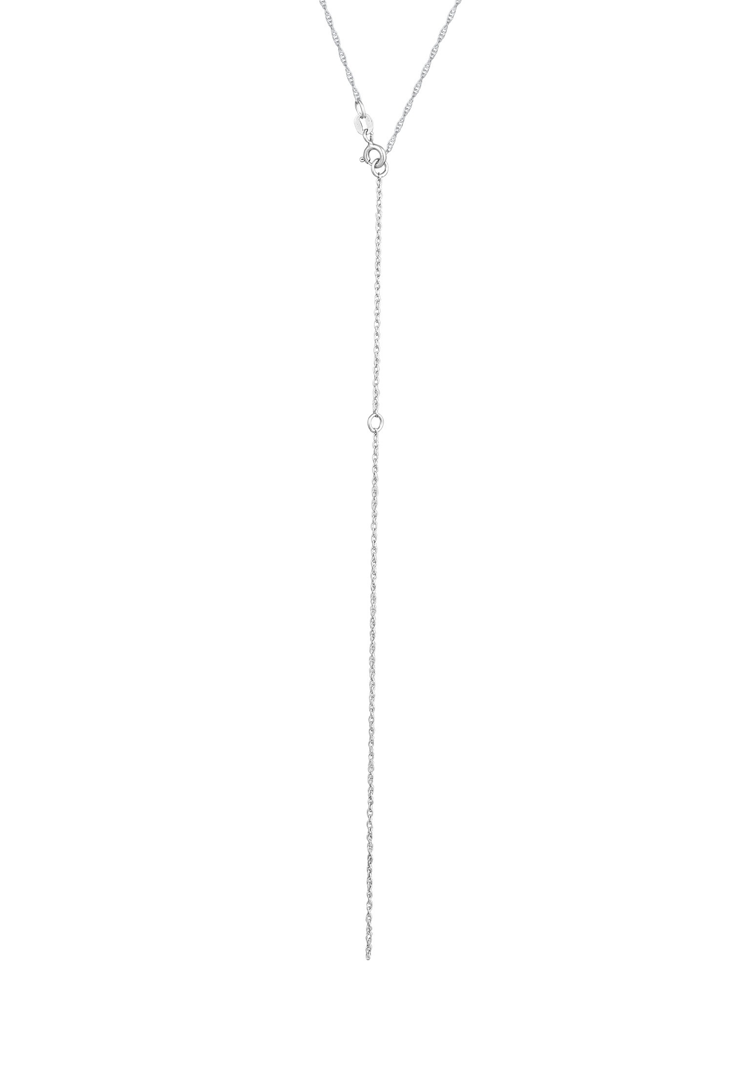 Elli Y-Kette »Halskette Y-Kette Gedrehte Kettenglieder 925 Sterling Silber«