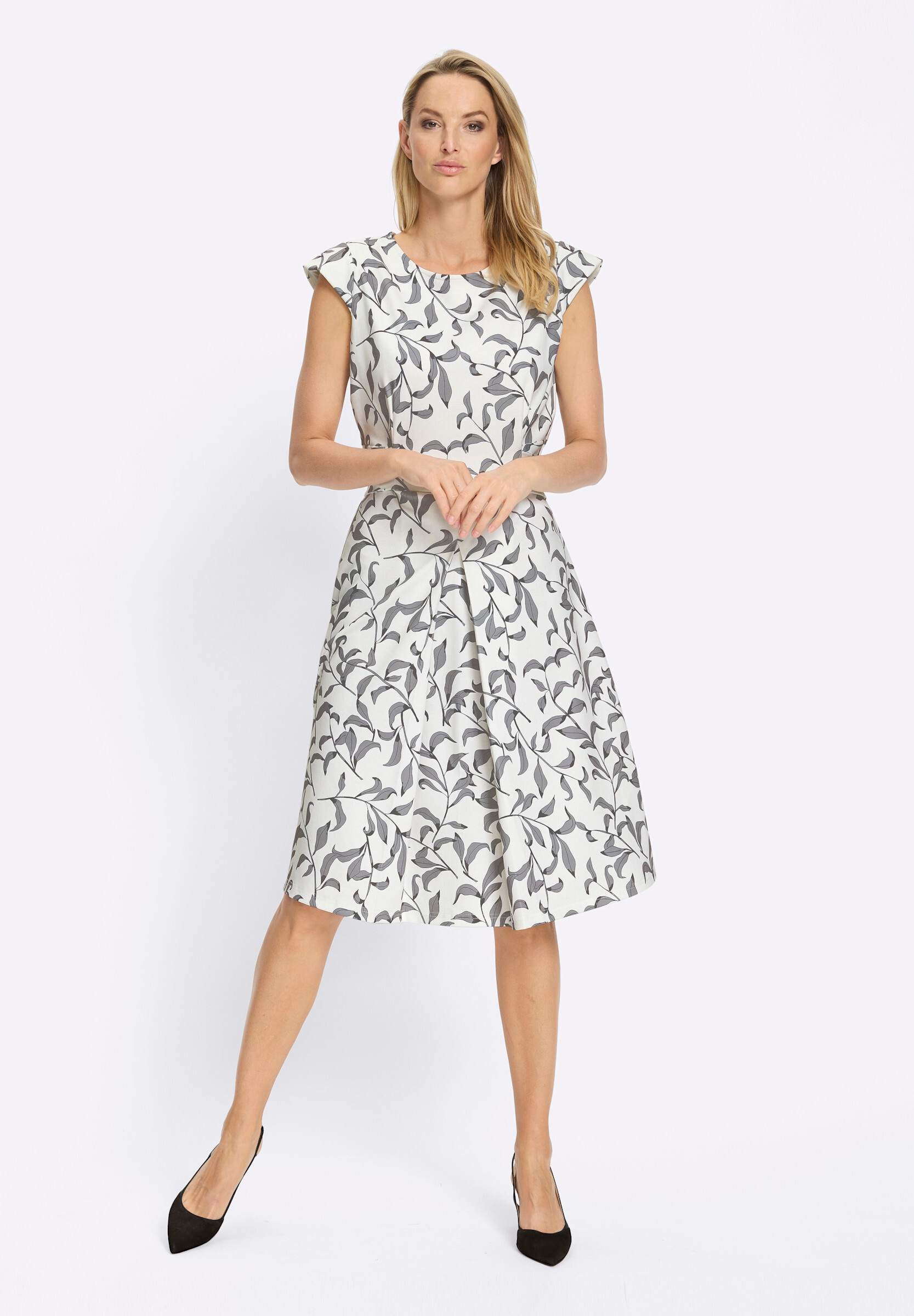 heine Shirtkleid »Jersey-Kleid Etuikleid inklusive Bindegürtel« Ohne Taschen