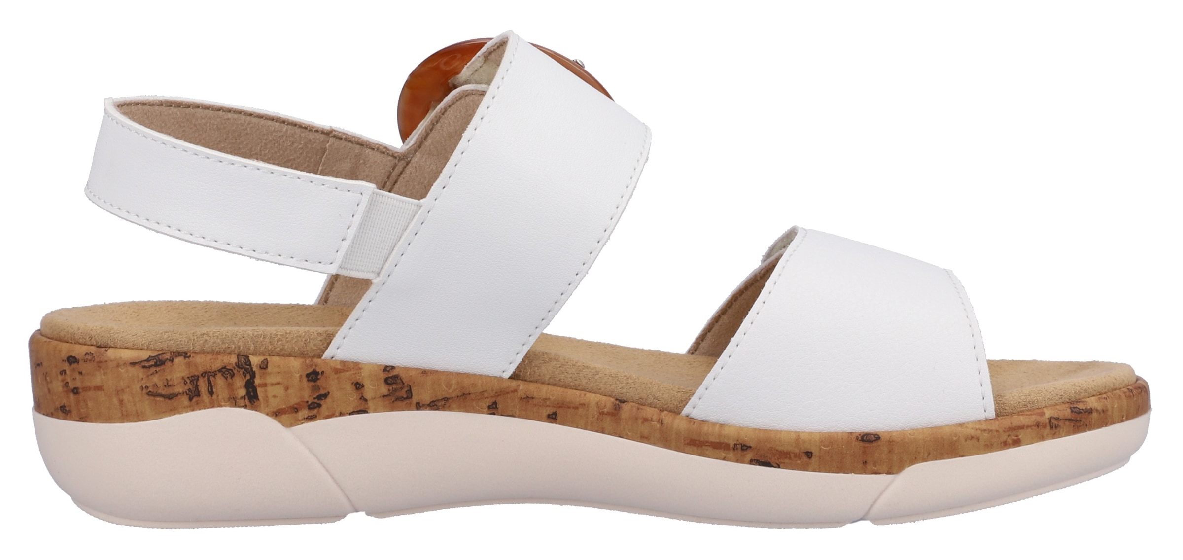 Remonte Keilsandalette, Sommerschuh, Riemchensandale, praktische Klettverschlüsse