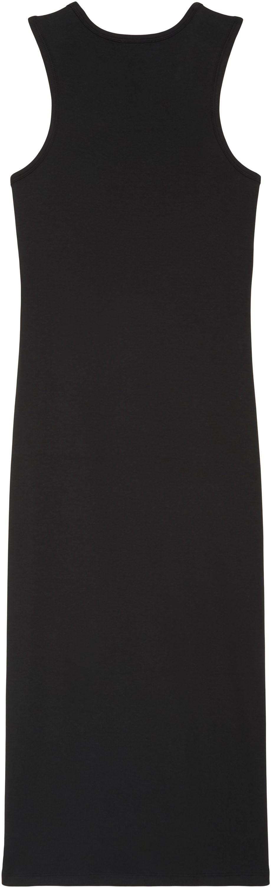 Calvin Klein Jeans Trägerkleid »MONOLOGO BABY RIB TANK MIDI« Ohne Tasche Figurbetonte Passform mit Rundhalsausschnitt