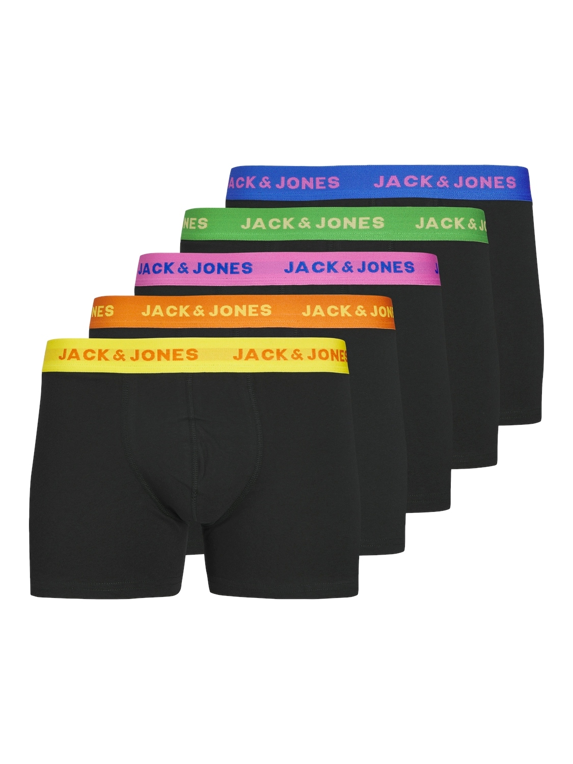 Jack & Jones Boxershorts »JACLEO SOLID TRUNKS 5 PACK«, (Packung, 5 St.)