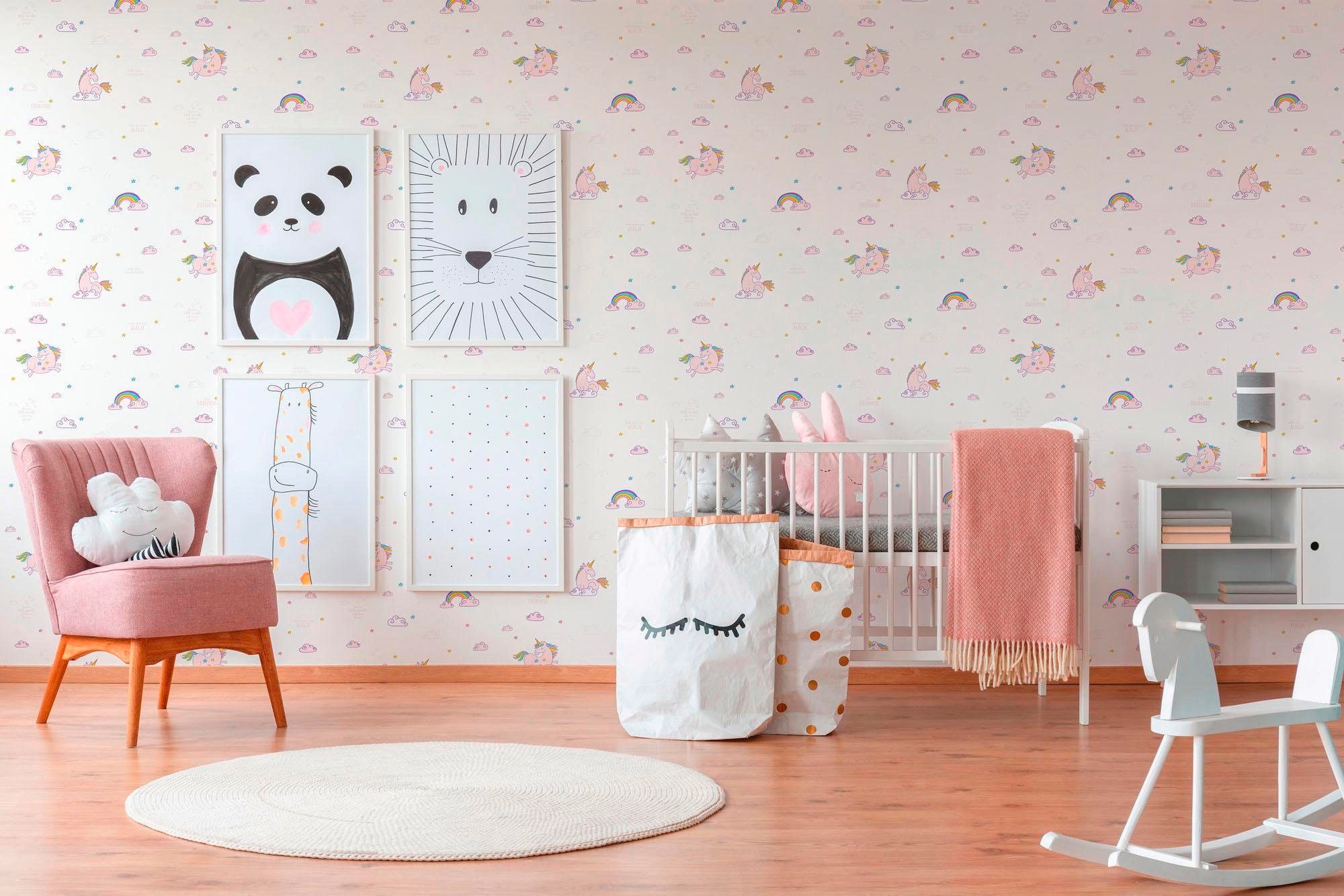 living walls Papiertapete »Boys & Girls«, Tapete Kinderzimmer