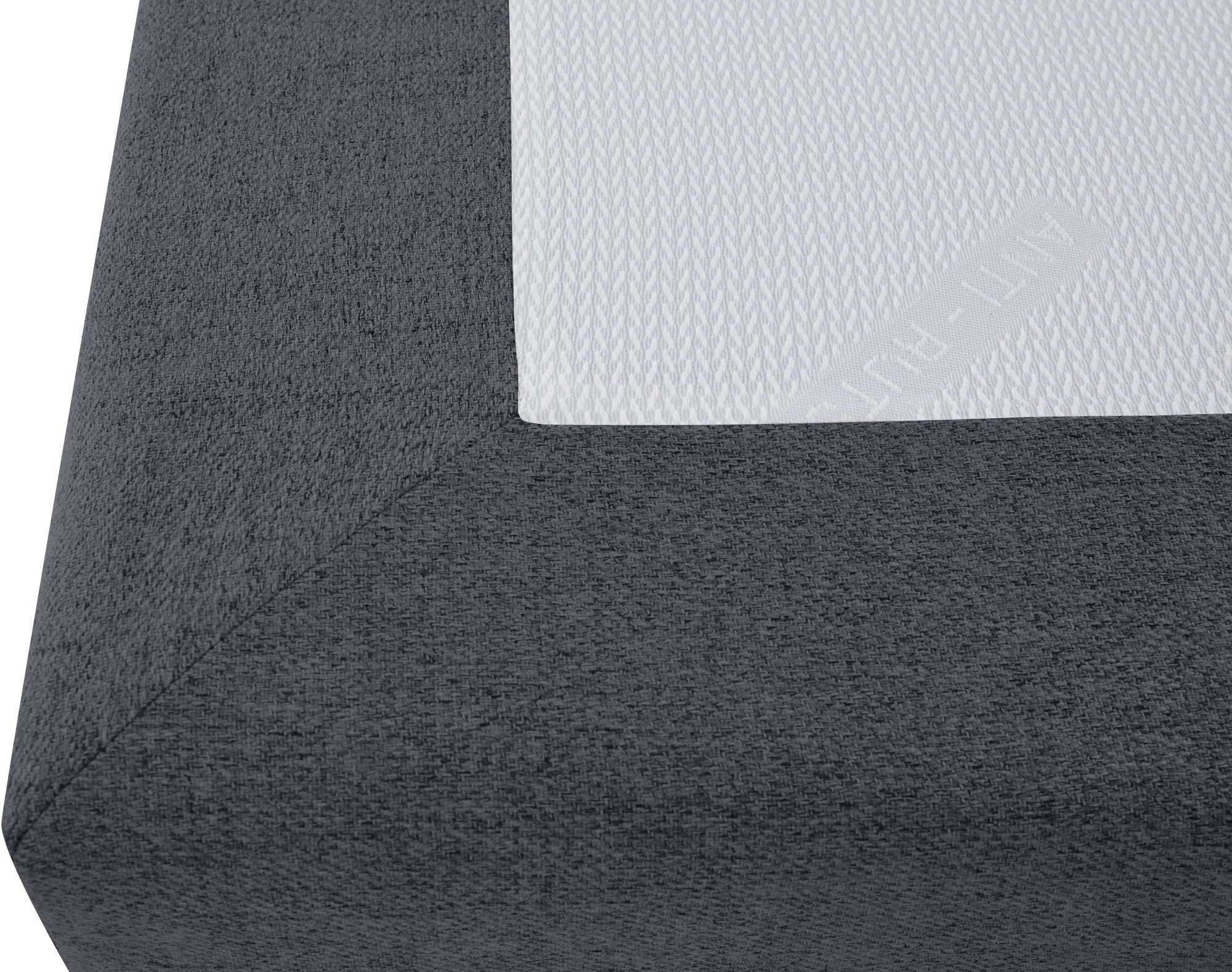 LeGer Home by Lena Gercke Bett »ERIK Boxbett mit Bonnell-/Taschen-Federkernmatratze, Breite 160/180cm« wahlweise Härtegrad der Matratze H2/H3/H4, Polsterbett mit/ohne Topper