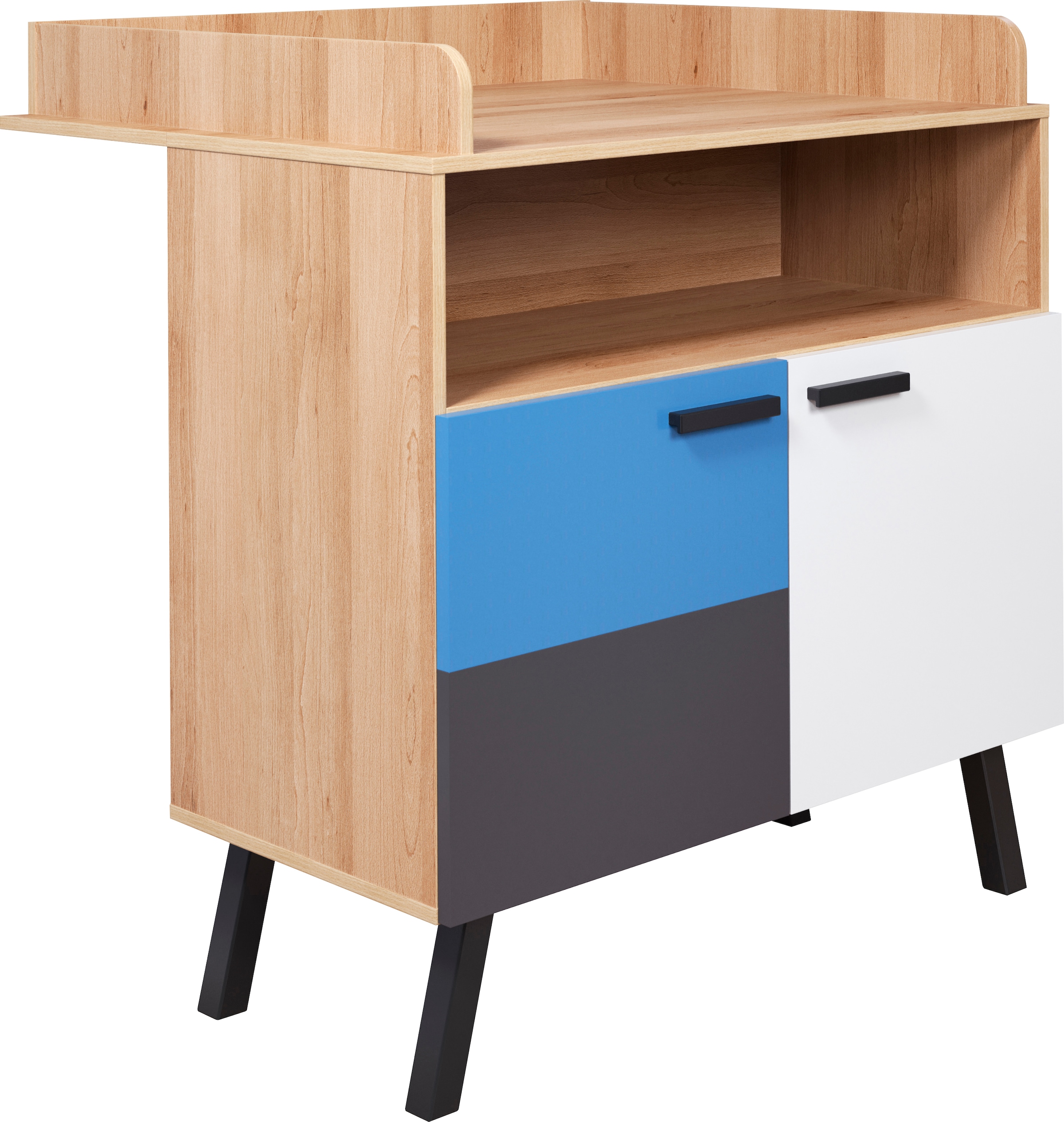 trendteam Babymöbel-Set »Mats«, (Set, 3 tlg., Bett, Wickelkommode, Schrank)