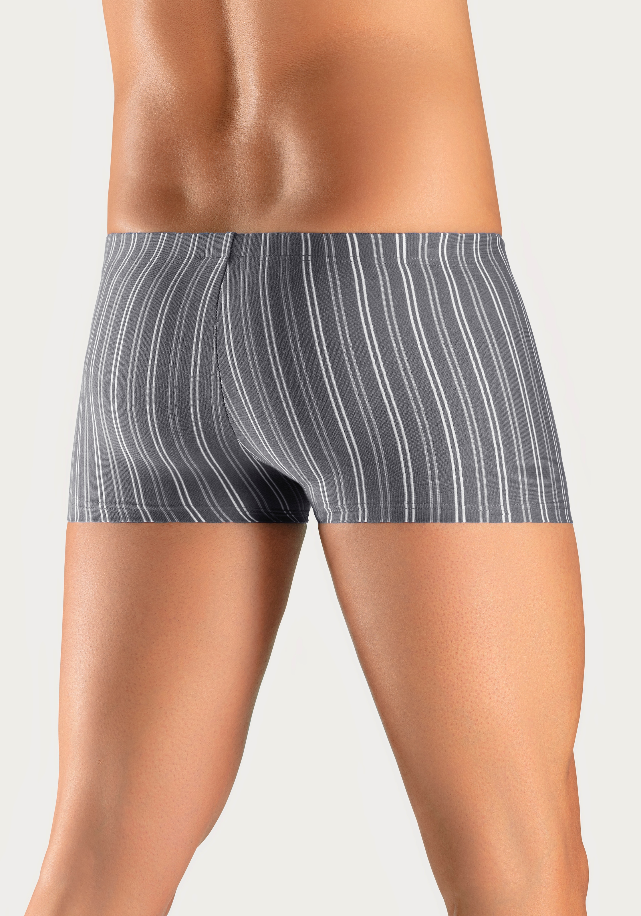 le jogger® Boxer »Boxershorts für Herren«, (Packung, 3 St.), mit garngefärbten Streifen