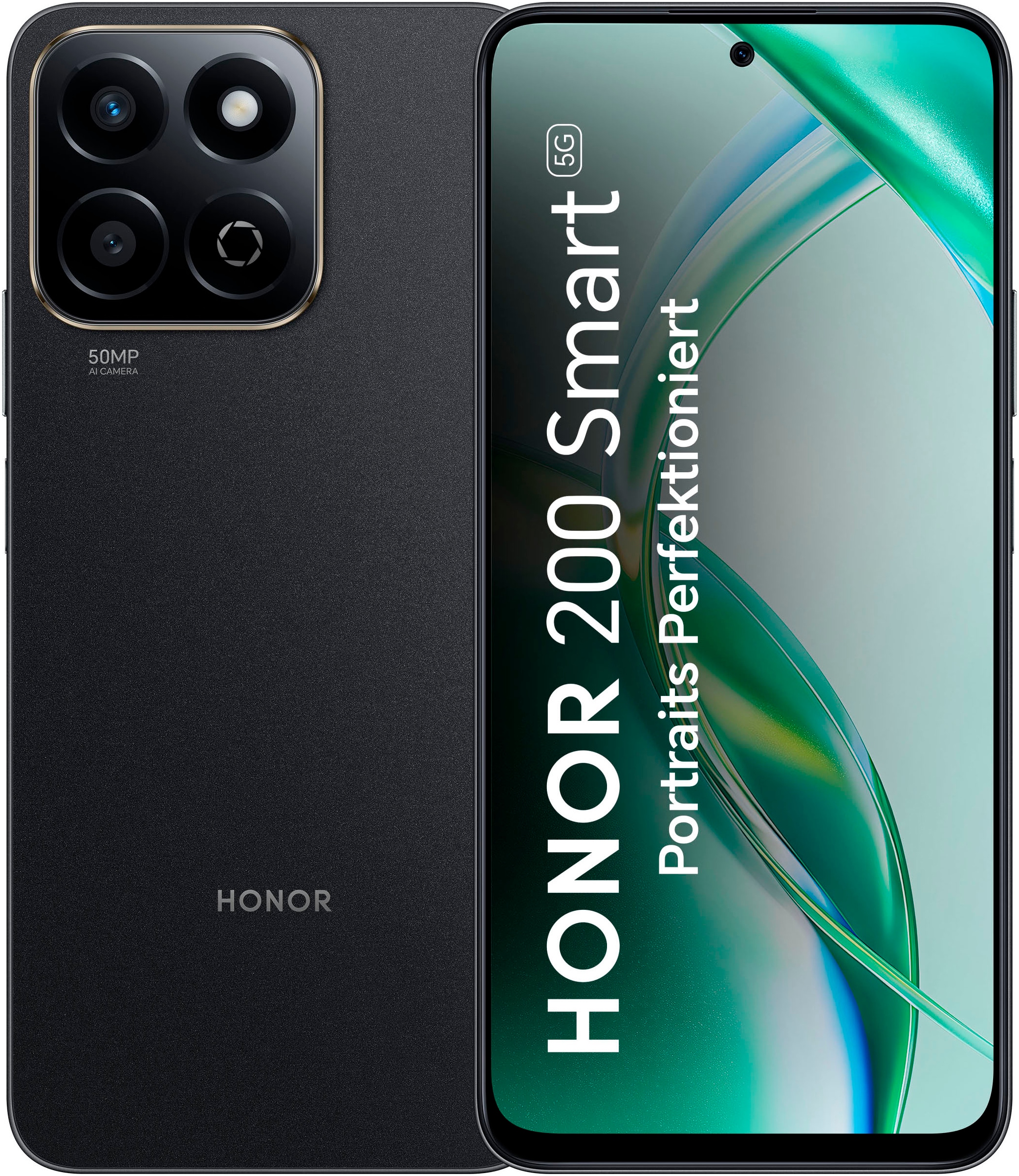 Honor Smartphone »200 Smart«, Mitternachtsschwarz