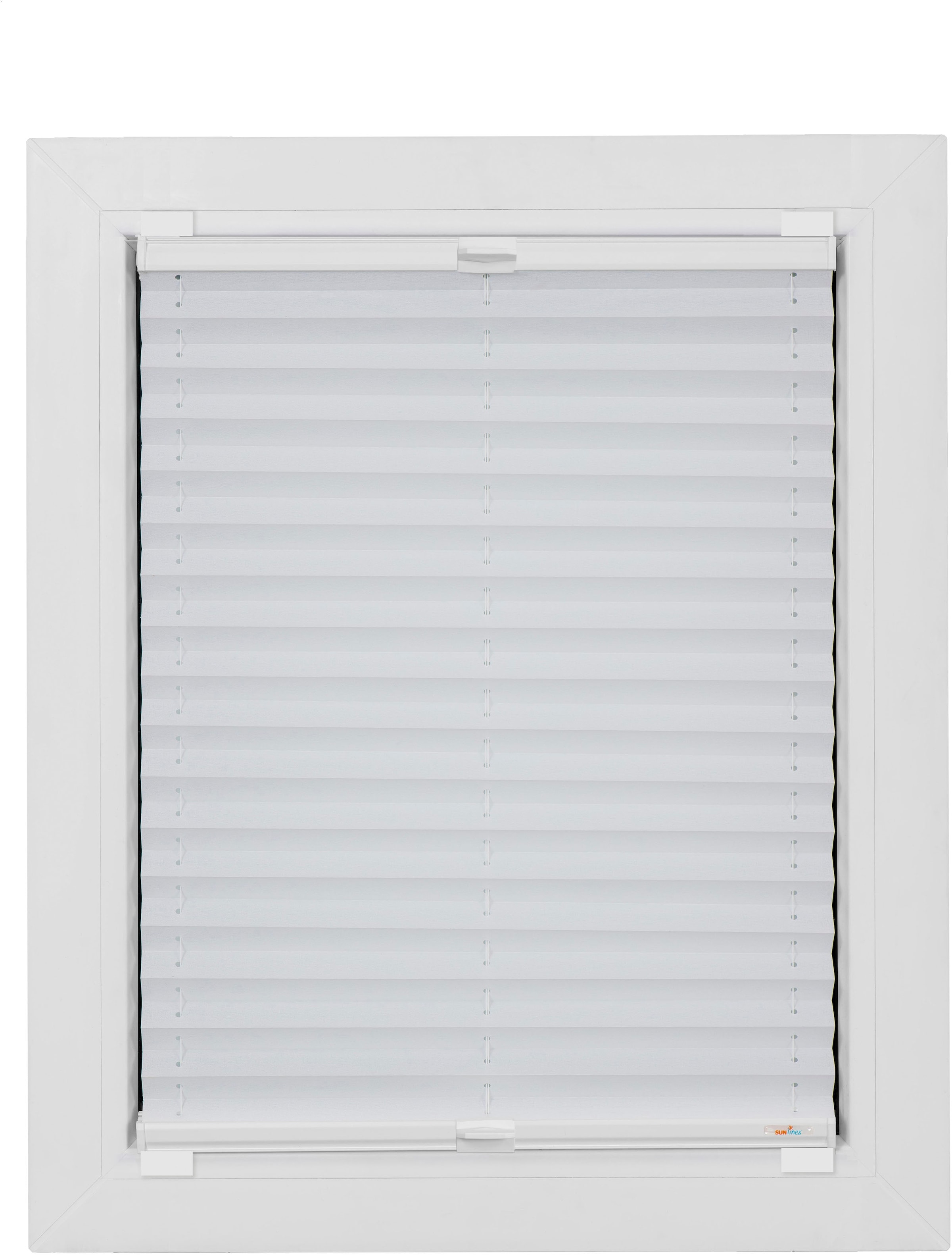 sunlines Plissee »Budget Crepe« Lichtschutz ohne Bohren verspannt Haftfix, glatt,