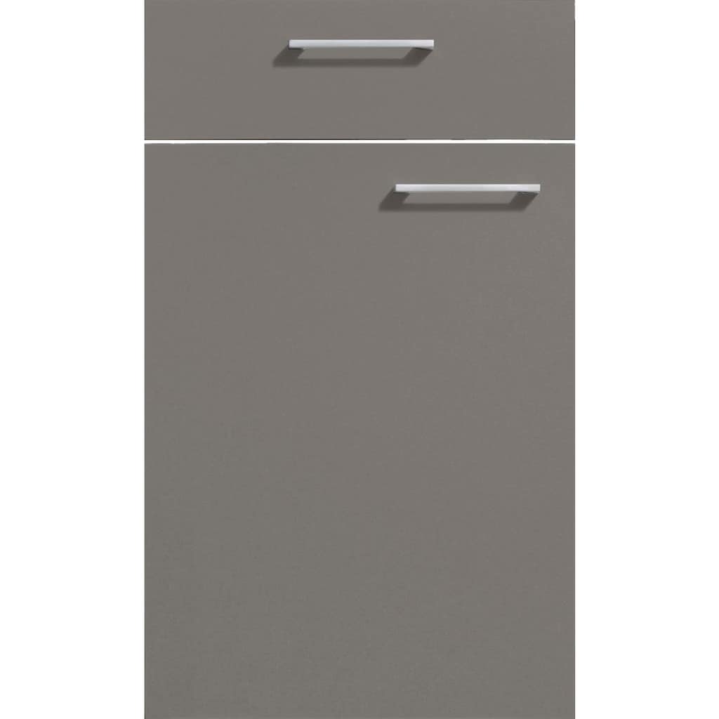 Kochstation Küchenzeile »KS-Scafa, vormontiert, mit höhenverstellbaren Füßen«