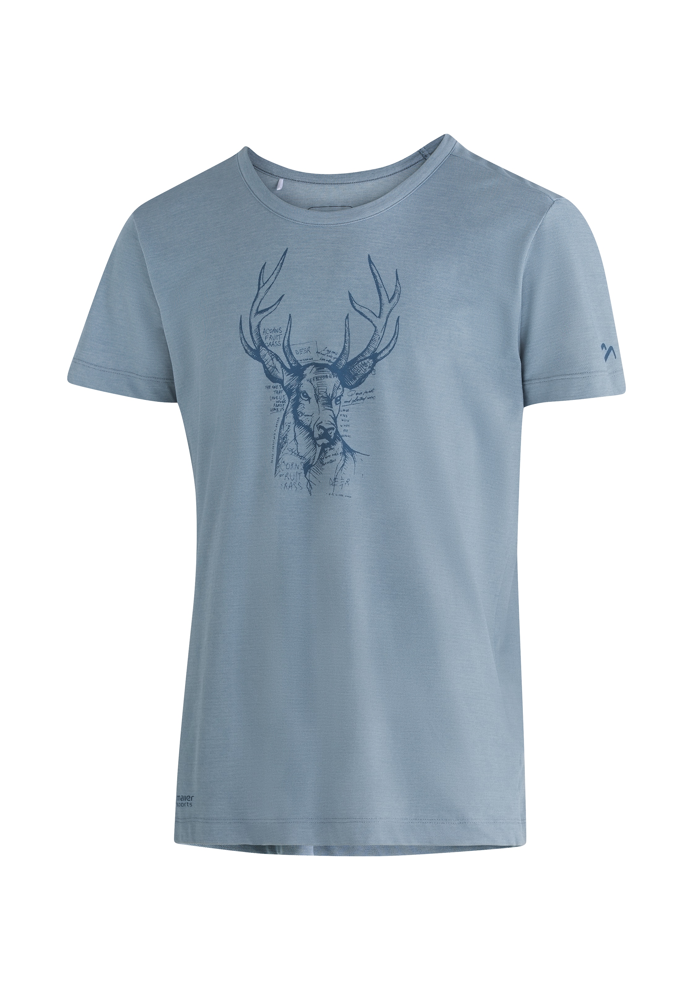 T-Shirt »Larix M«, Herren Funktionsshirt, Freizeitshirt mit Aufdruck