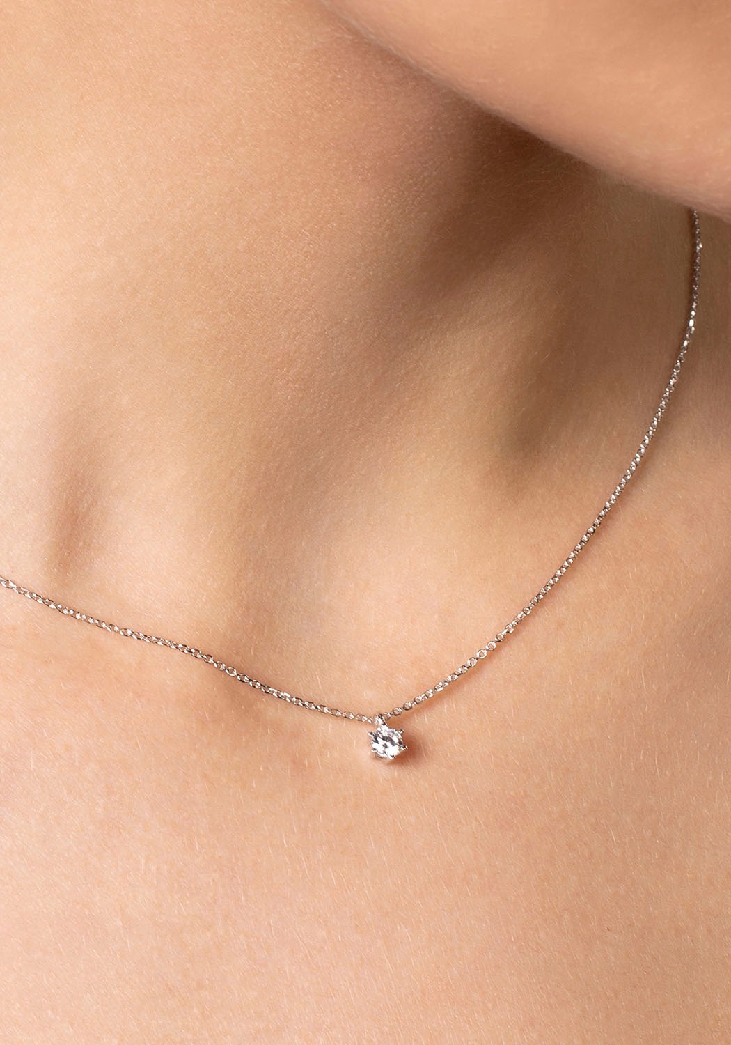 XENOX Kette mit Anhänger »XS KRAPPE SILBER, XS7380«, mit Zirkonia (synth.)