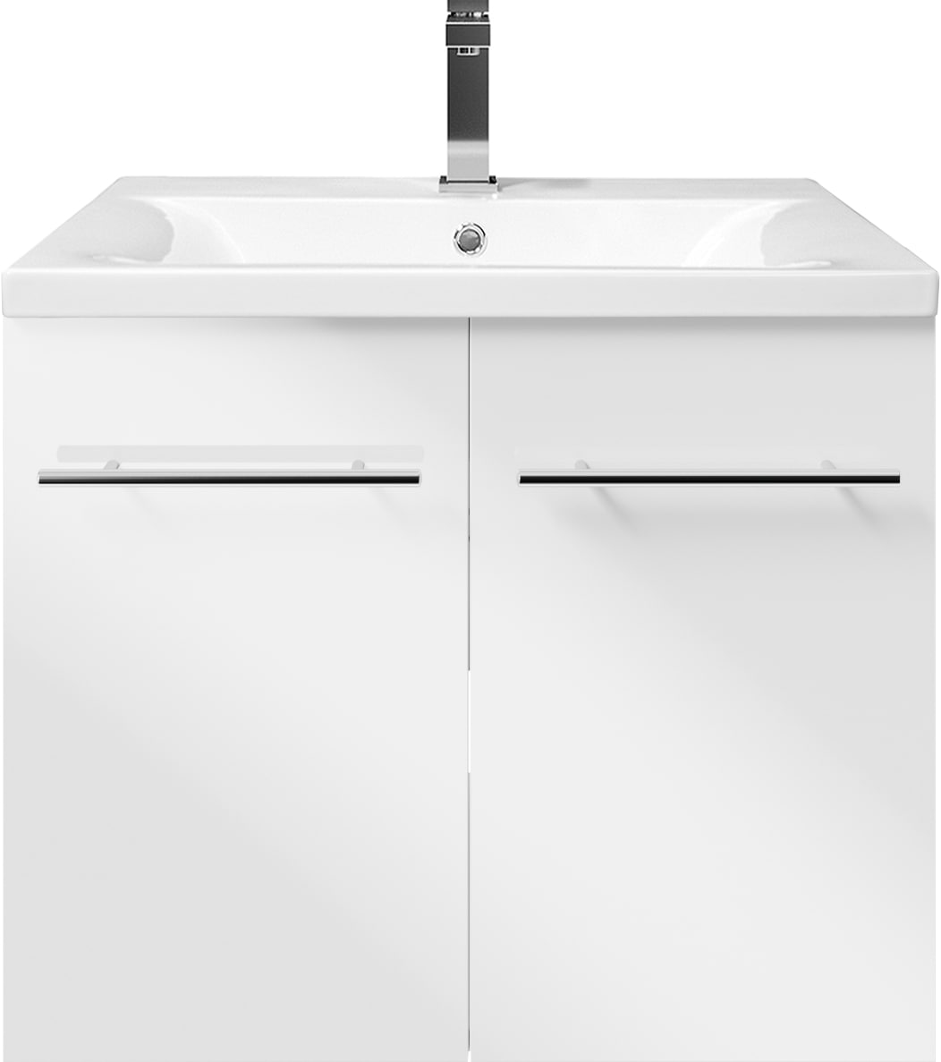 welltime Waschtisch »BAJA«, Badmöbel inkl. Keramikwaschbecken, Breite 60cm